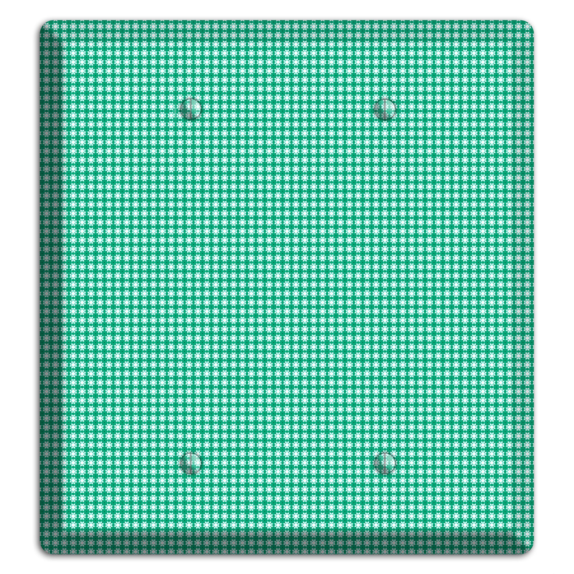 Jade Multi Tiled Geometric 2 Blank Wallplate