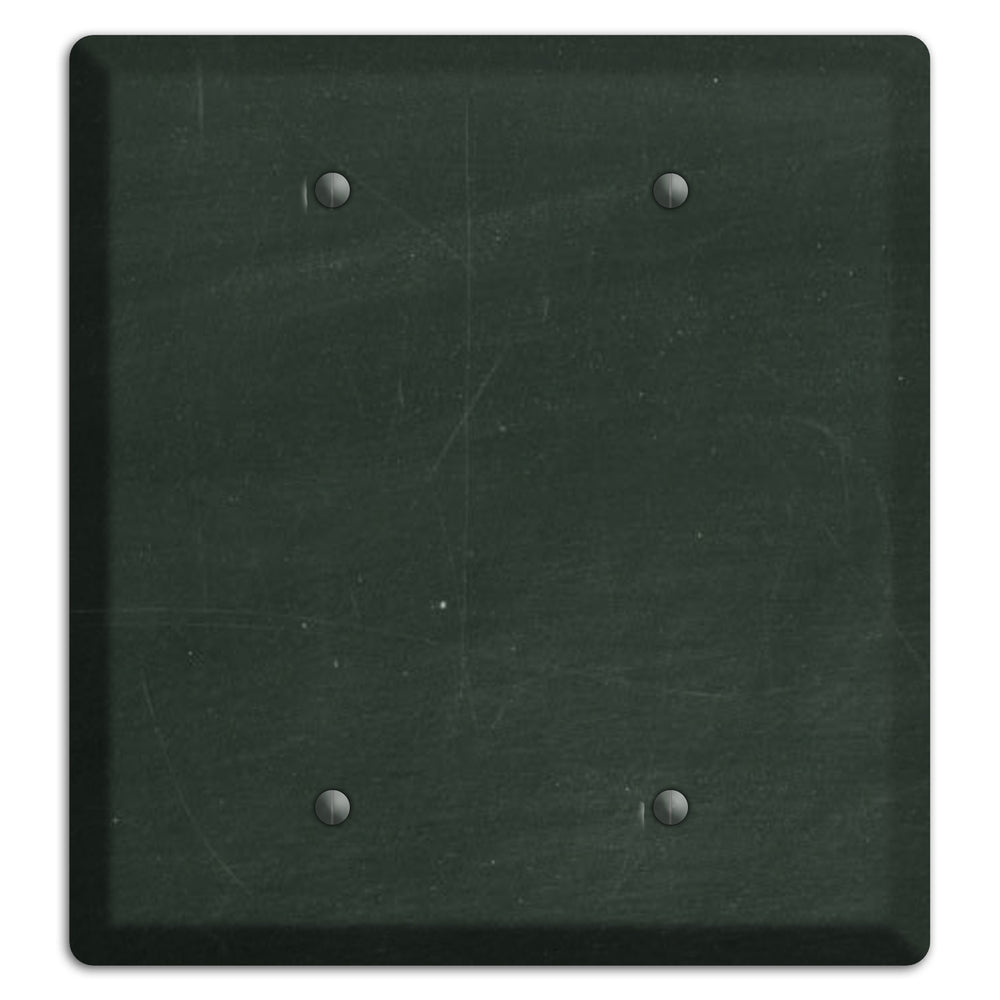 Chalk Black 2 Blank Wallplate