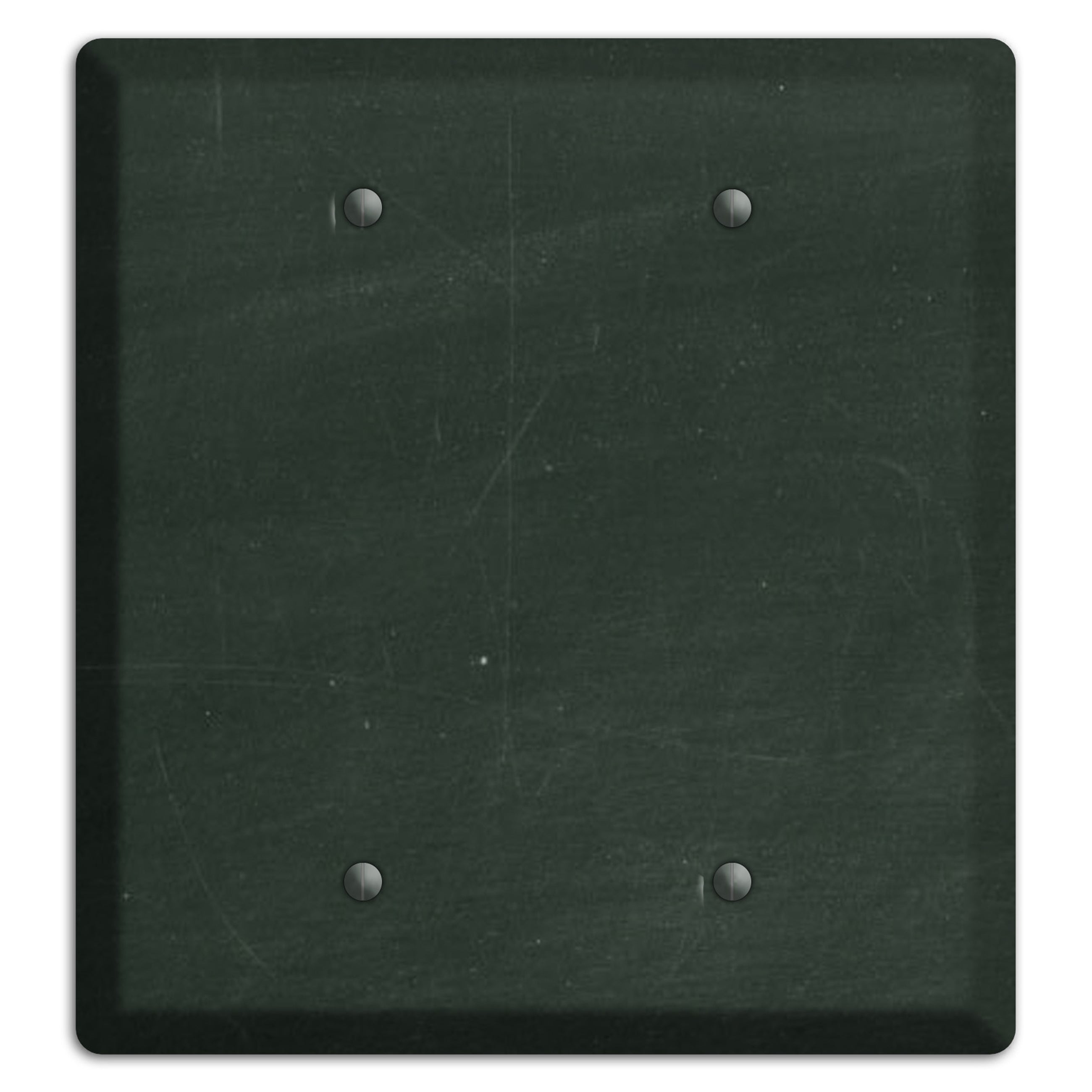 Chalk Black 2 Blank Wallplate