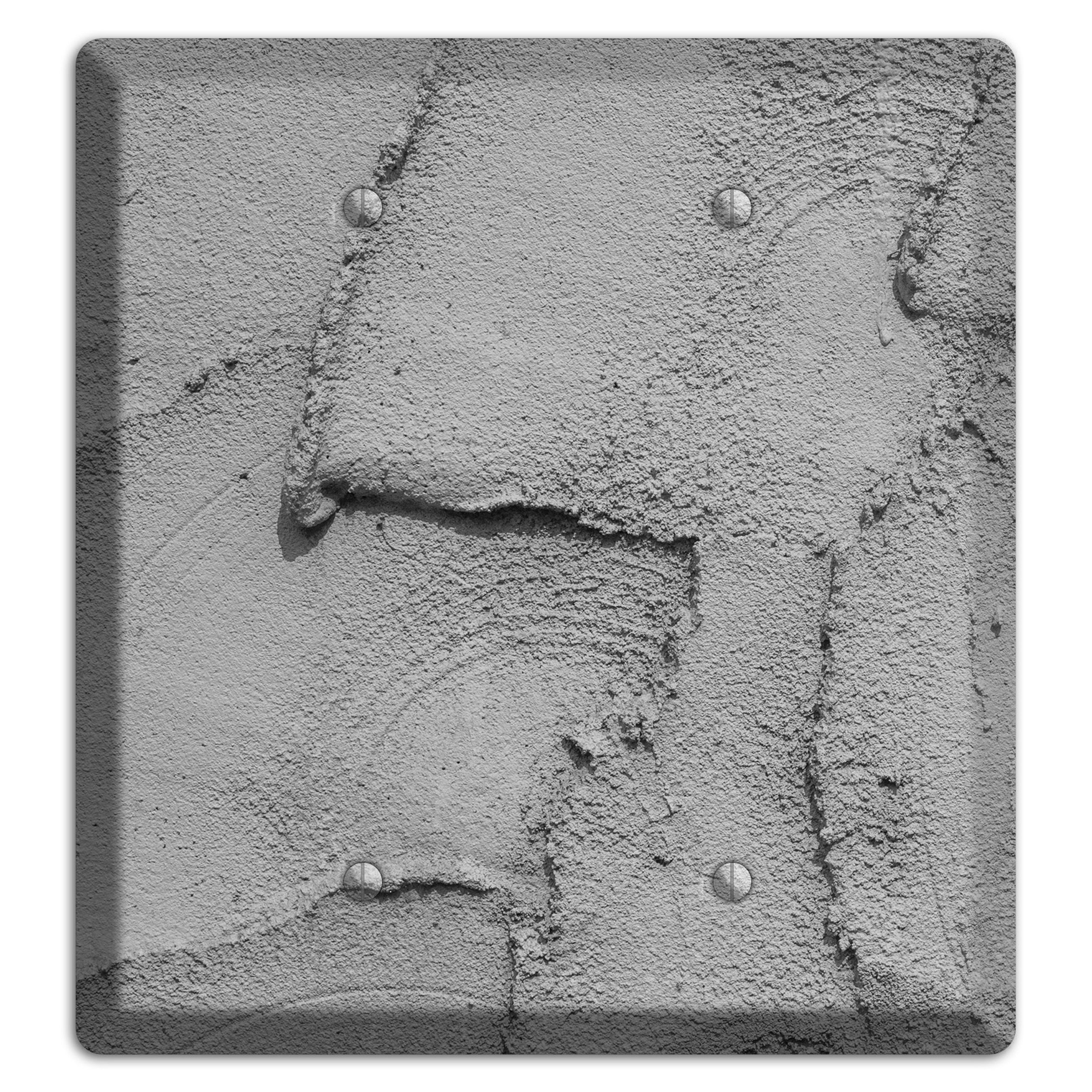 Plaster 7 2 Blank Wallplate