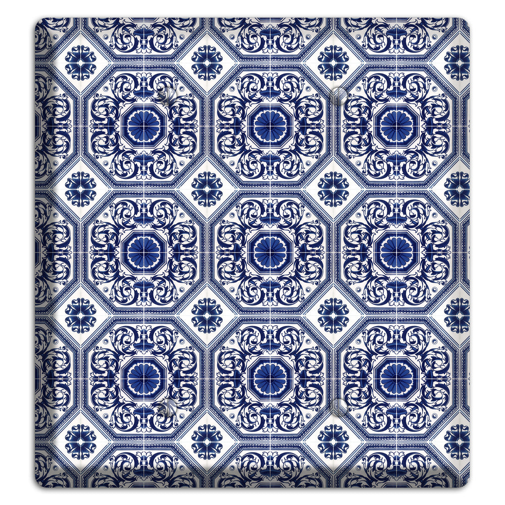 Tavira Tiles 1 2 Blank Wallplate