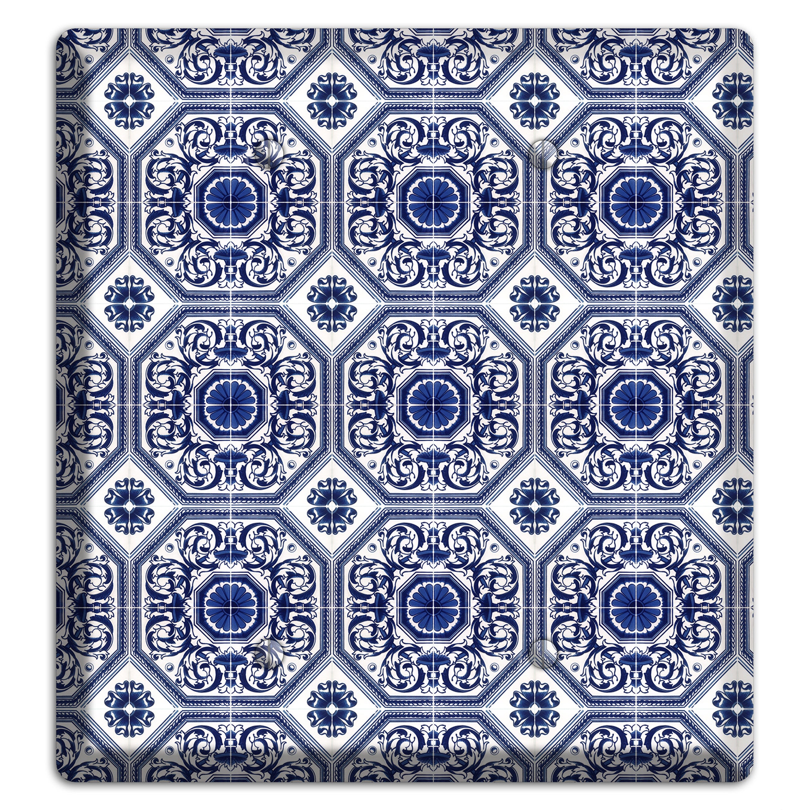 Tavira Tiles 1 2 Blank Wallplate