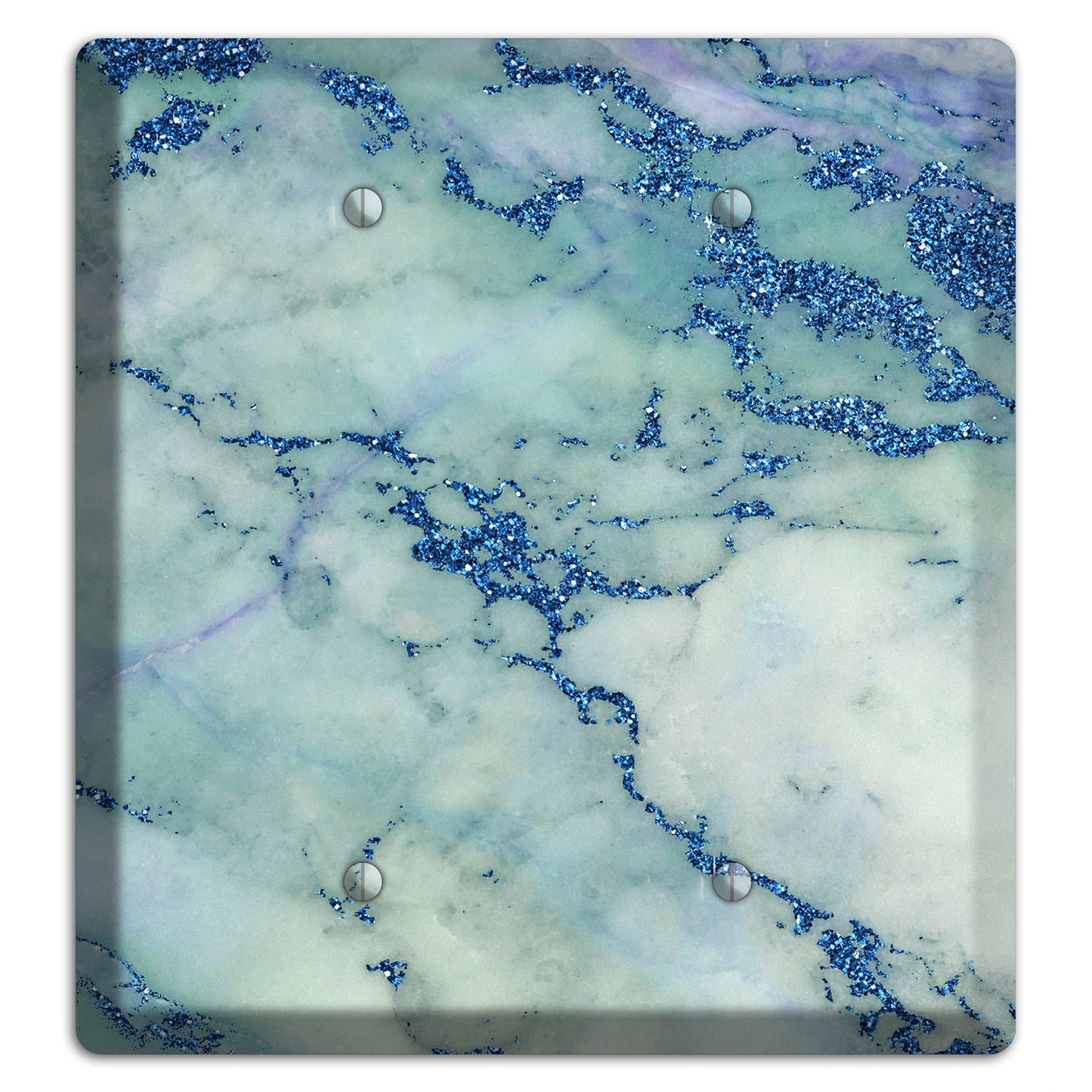 Opal marble 2 Blank Wallplate