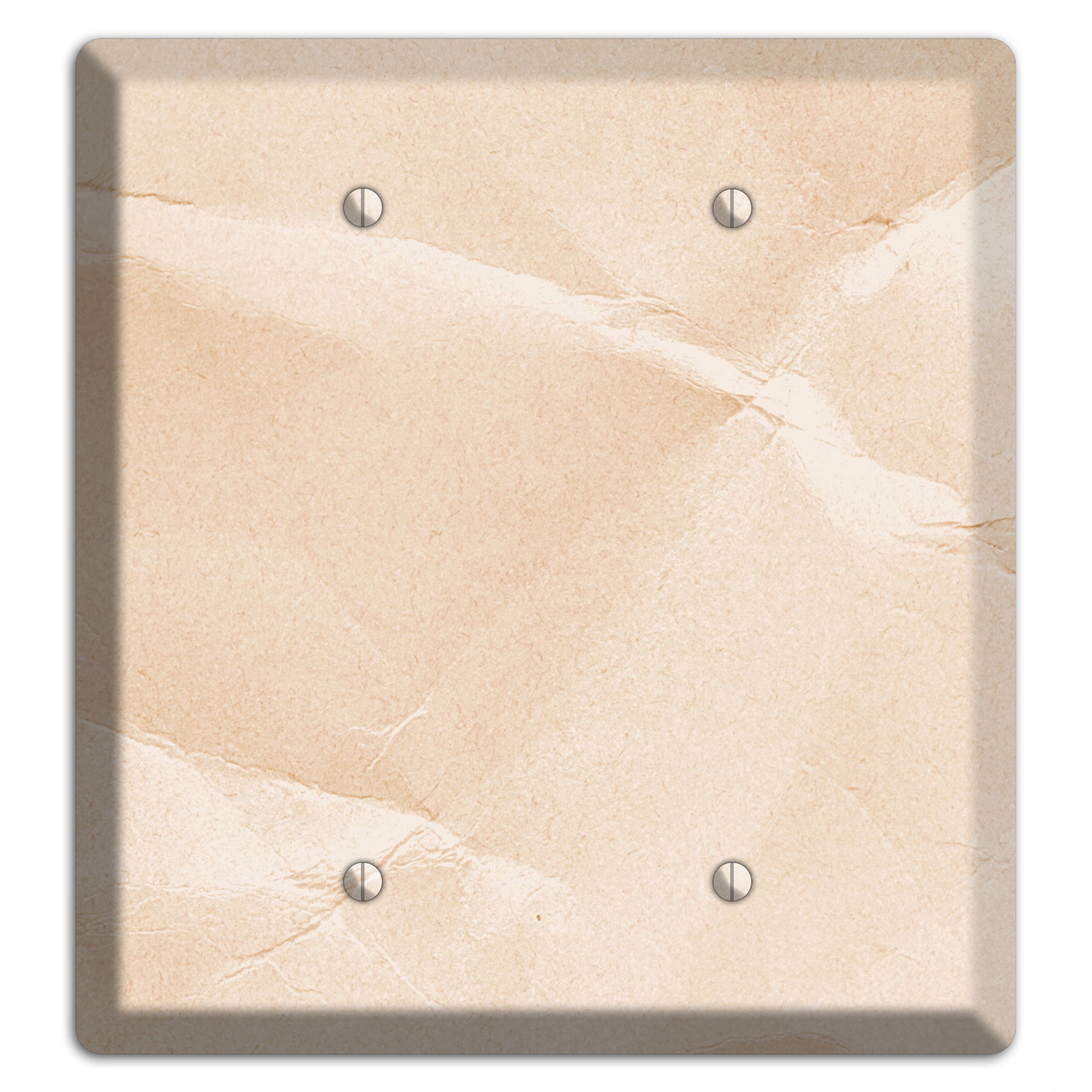 Almond Neutral Texture 2 Blank Wallplate