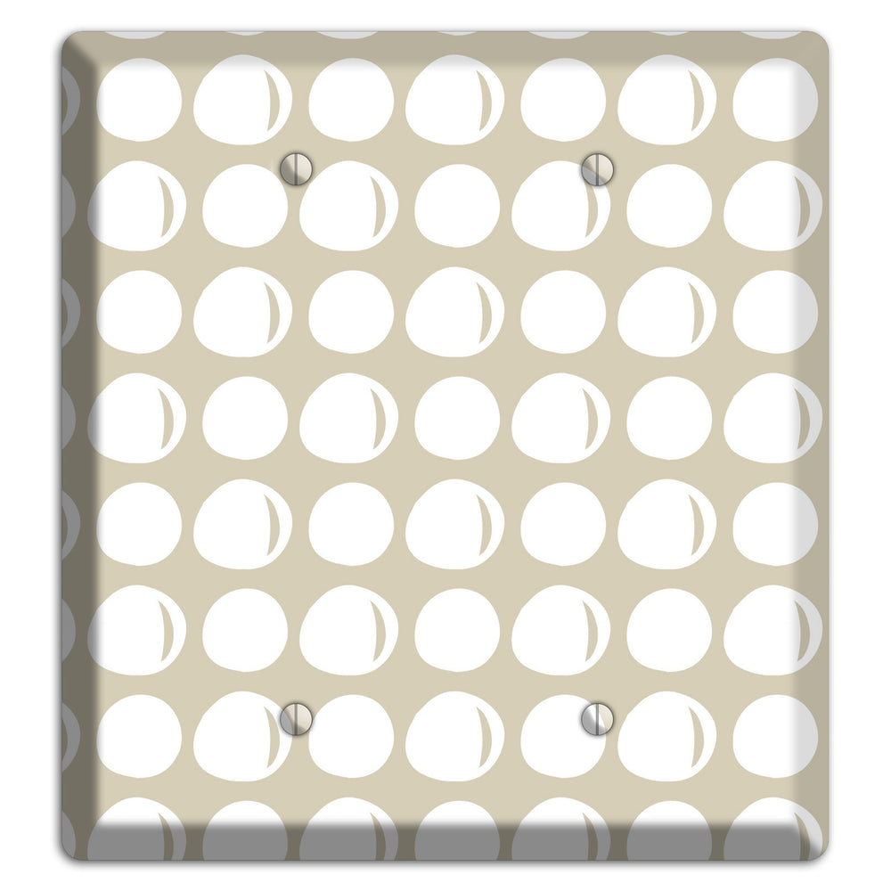Simple Scandanavian Style KK 2 Blank Wallplate