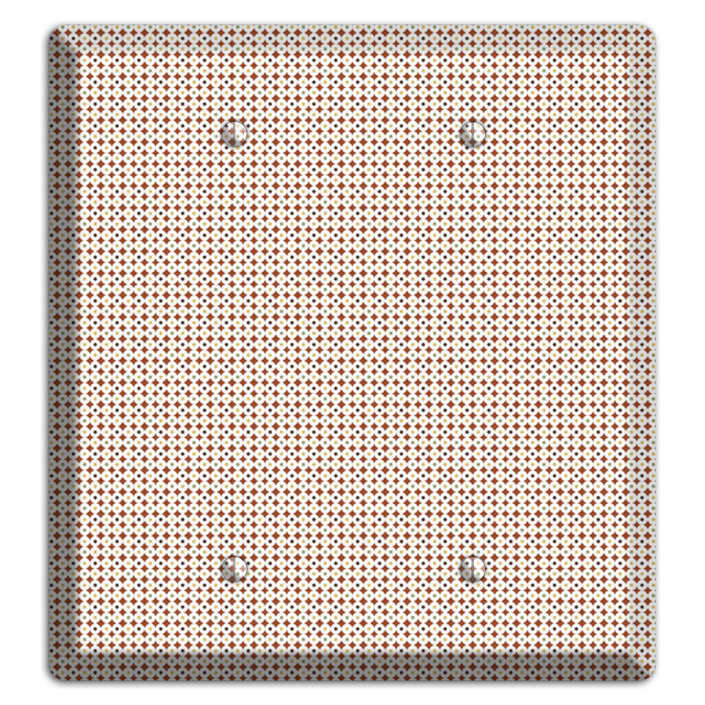 Beige Weave 2 Blank Wallplate