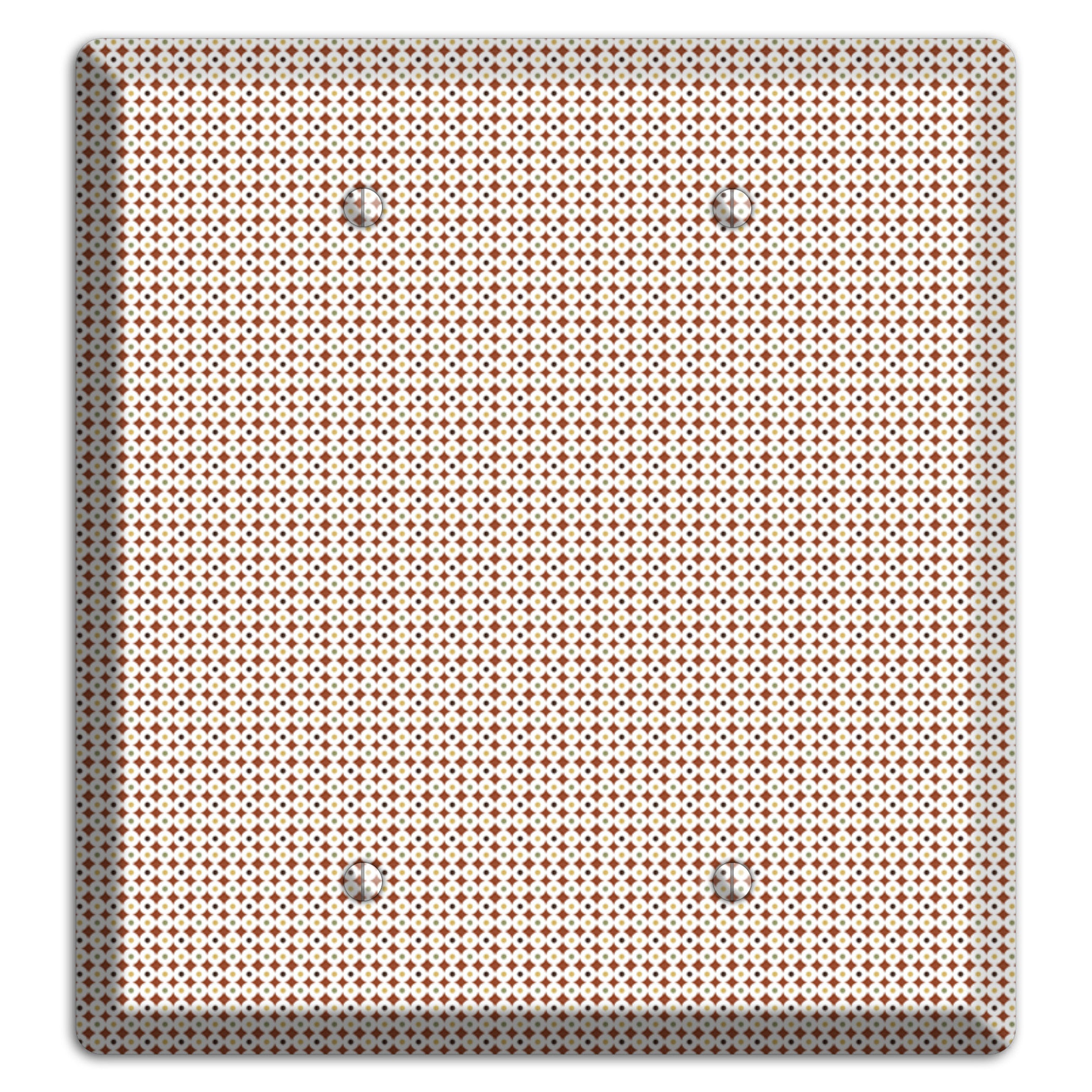 Beige Weave 2 Blank Wallplate