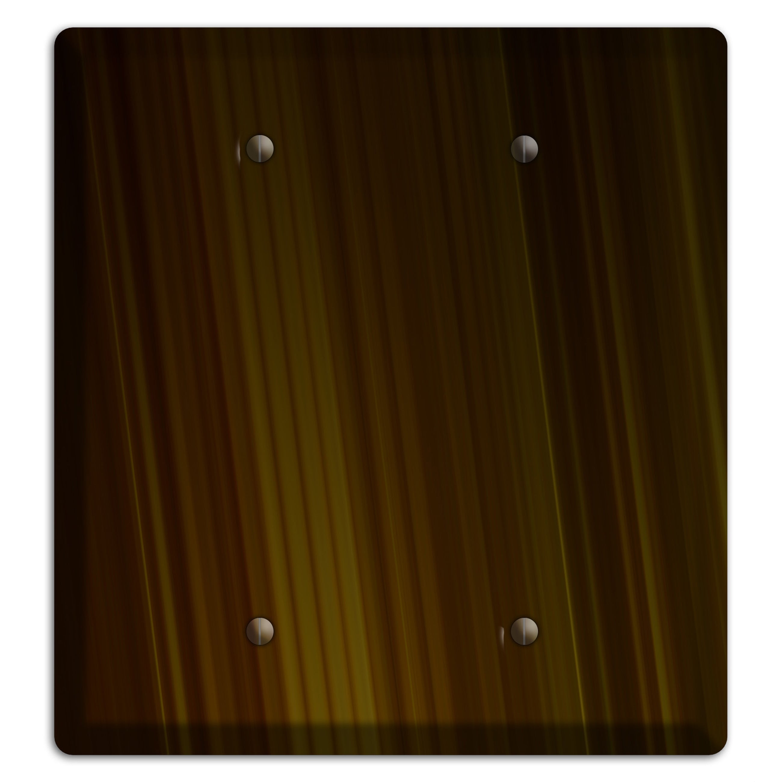 Brown Ray of Light 2 Blank Wallplate