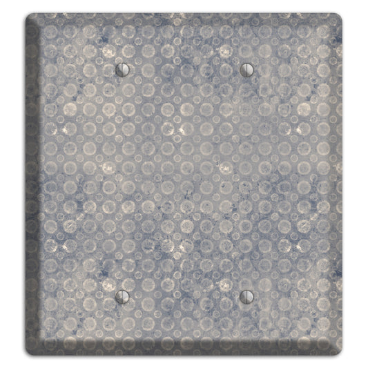 Grey Circles 2 Blank Wallplate