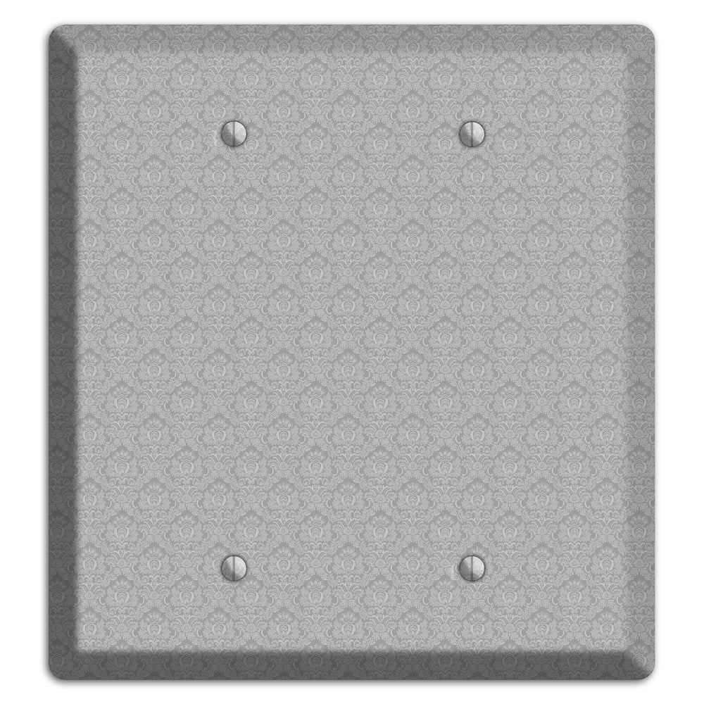 Light Grey Cartouche 2 Blank Wallplate