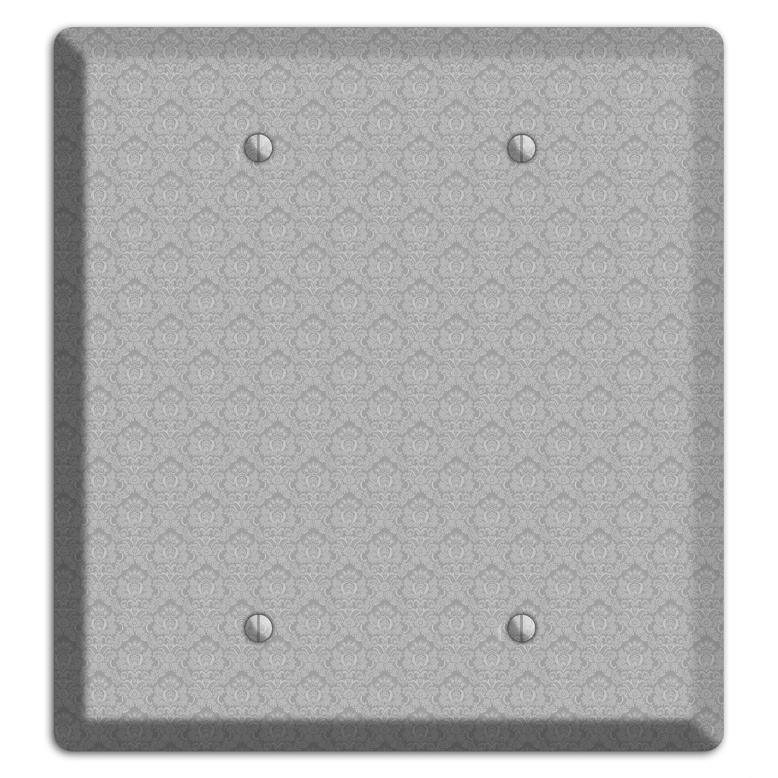 Light Grey Cartouche 2 Blank Wallplate