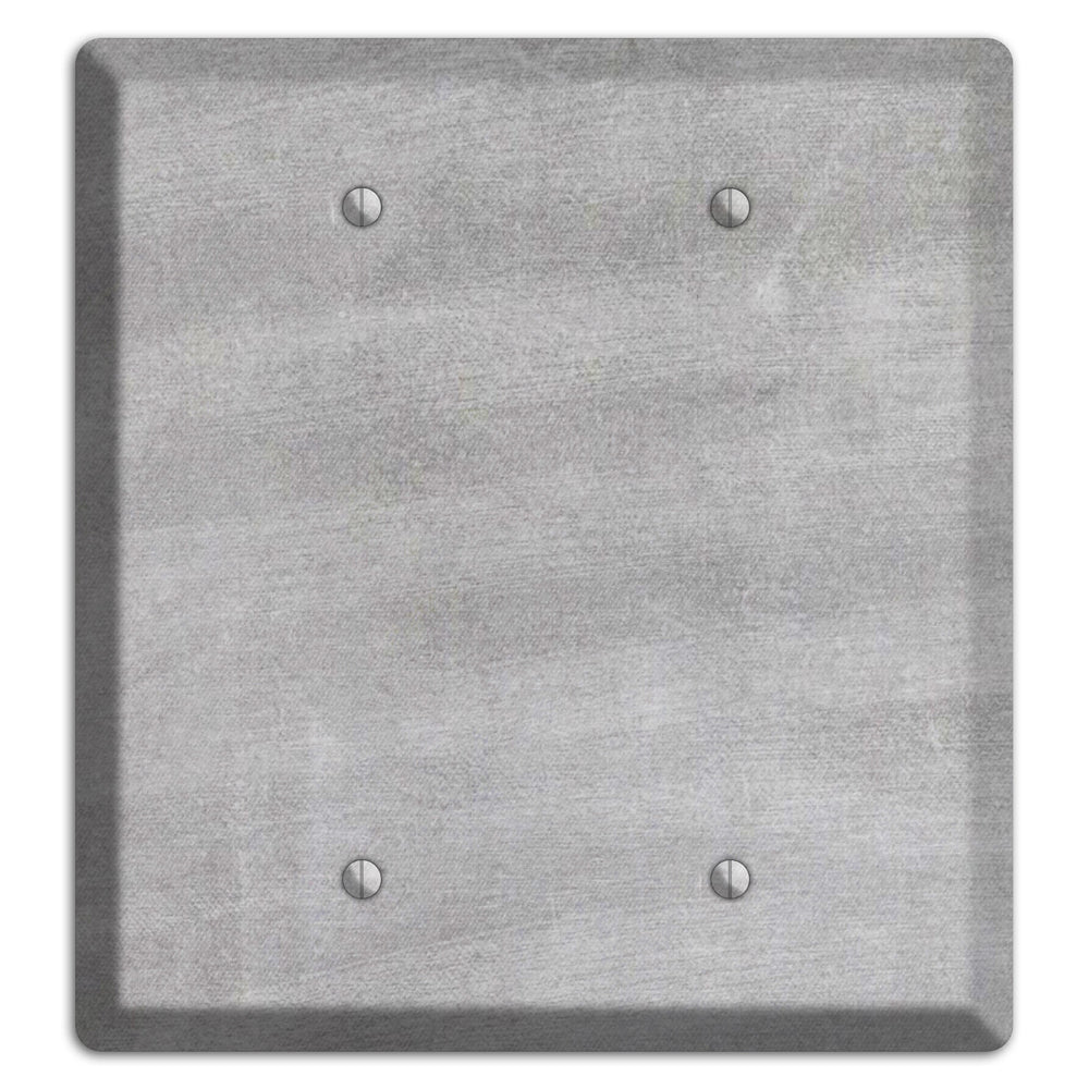 Chalk Light Grey 2 Blank Wallplate