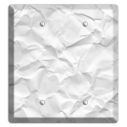 Alto Crinkled Paper 2 Blank Wallplate