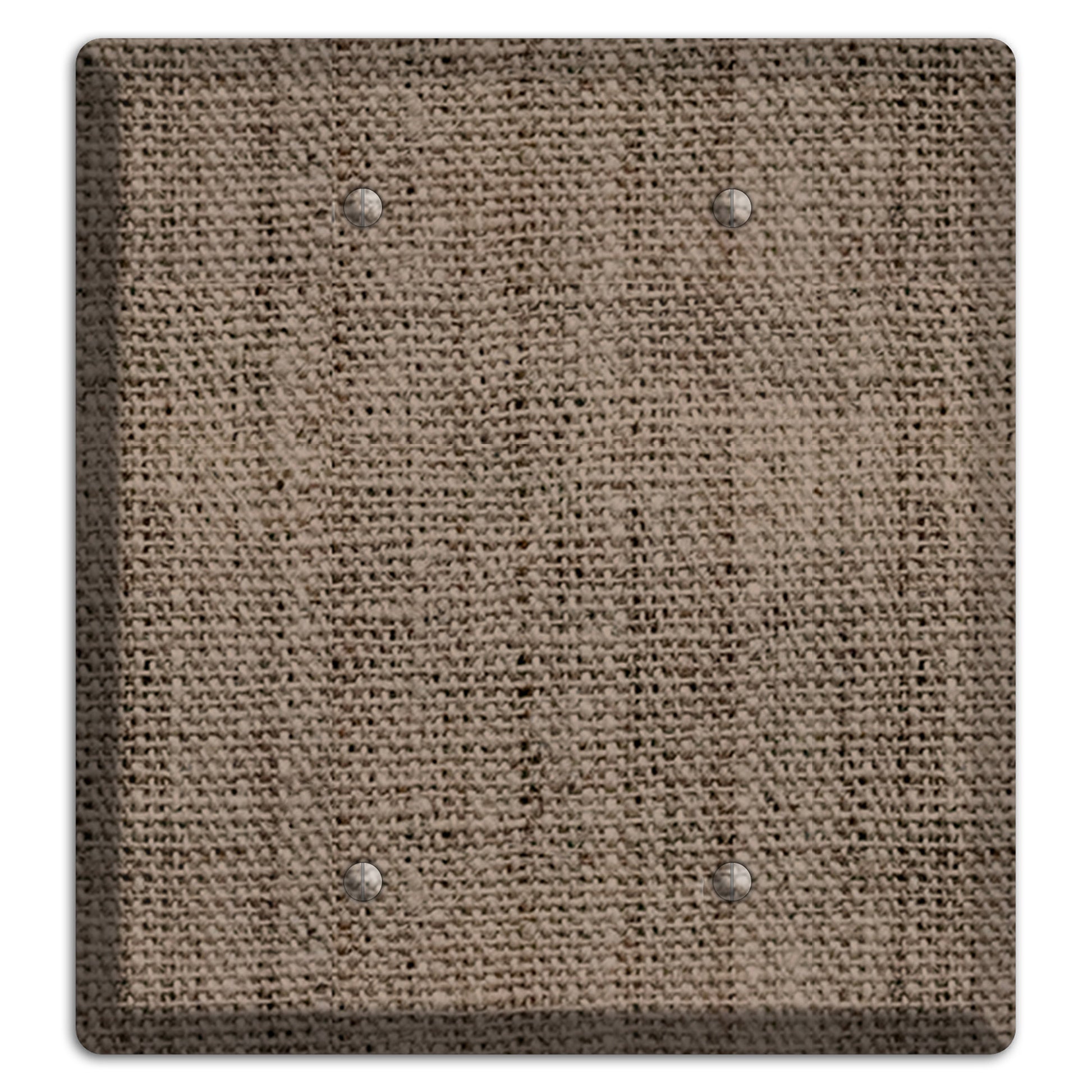 Coffee Burlap 2 Blank Wallplate