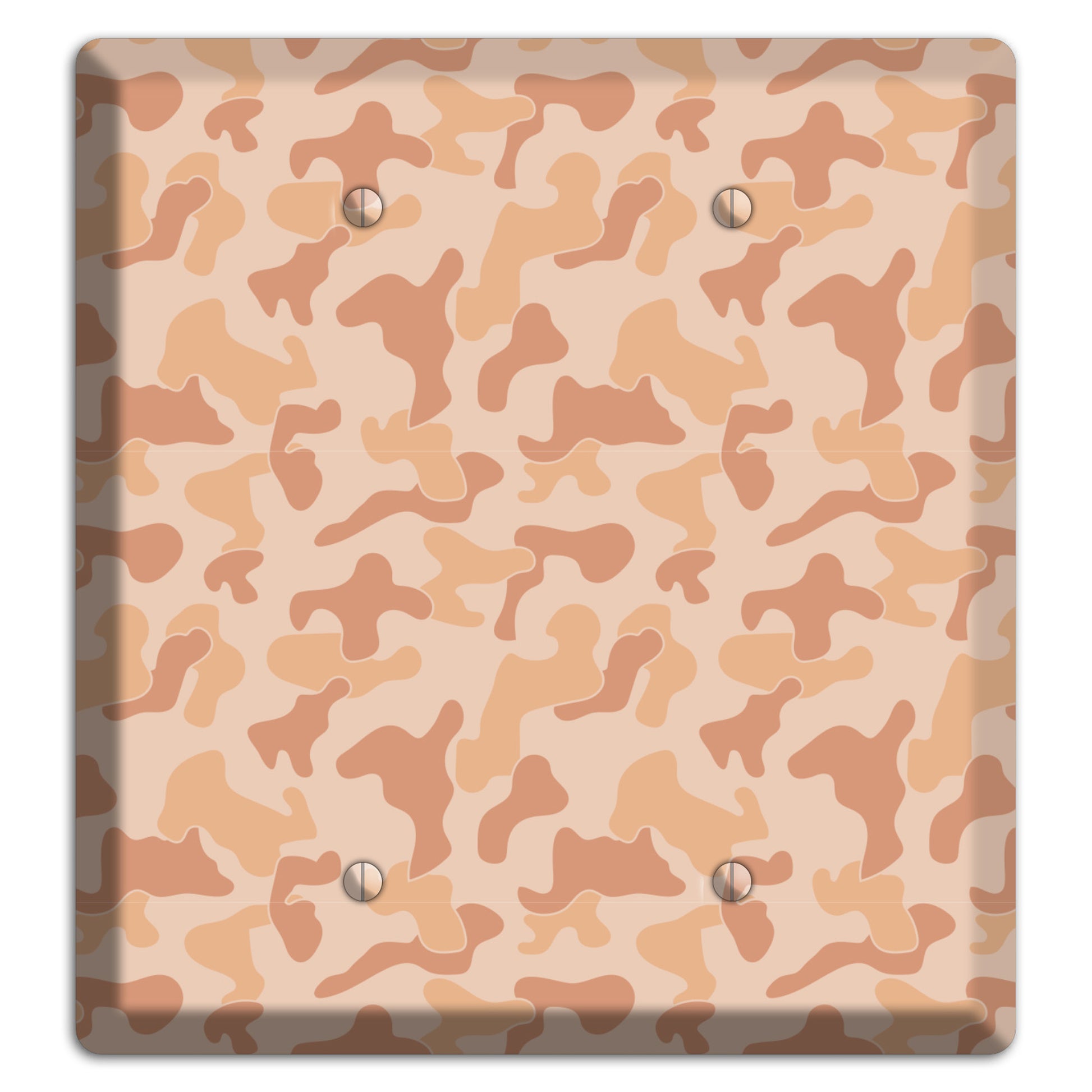Beach Camo 2 Blank Wallplate