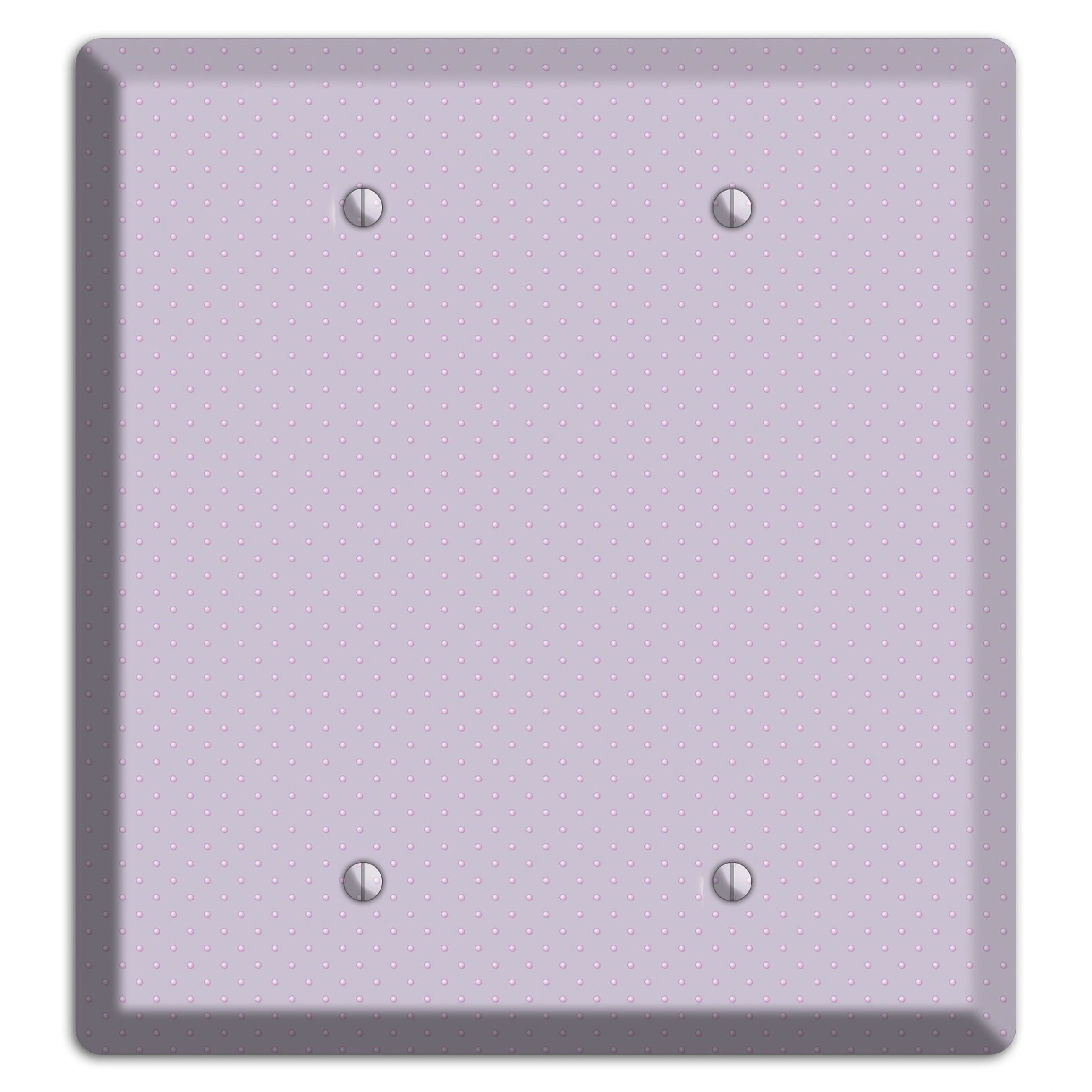 Lavender with Tiny Dots 2 Blank Wallplate