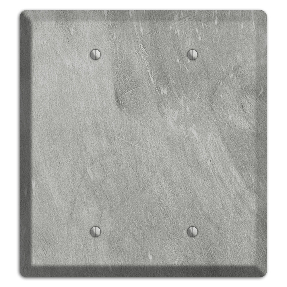 Chalk Grey 2 Blank Wallplate
