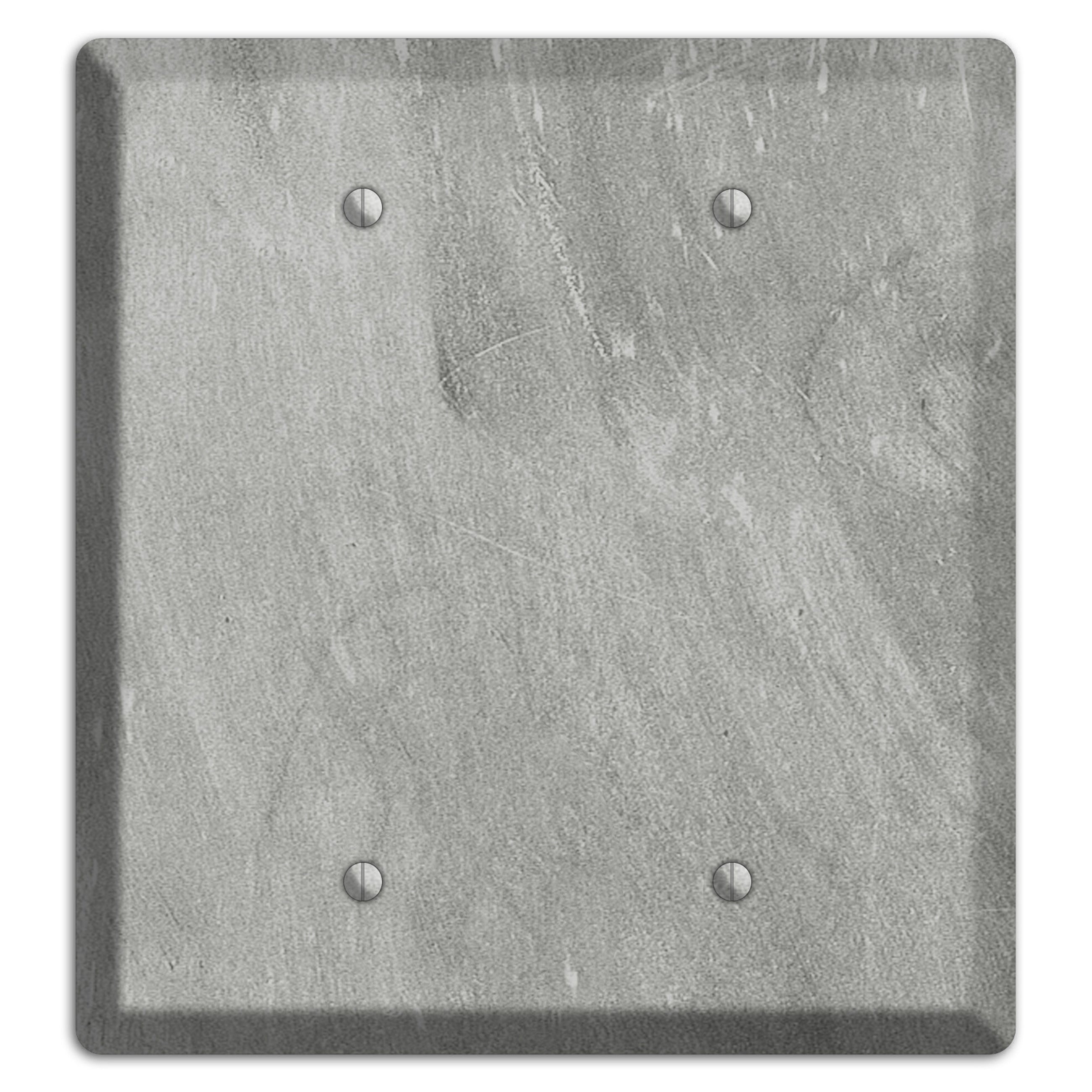 Chalk Grey 2 Blank Wallplate