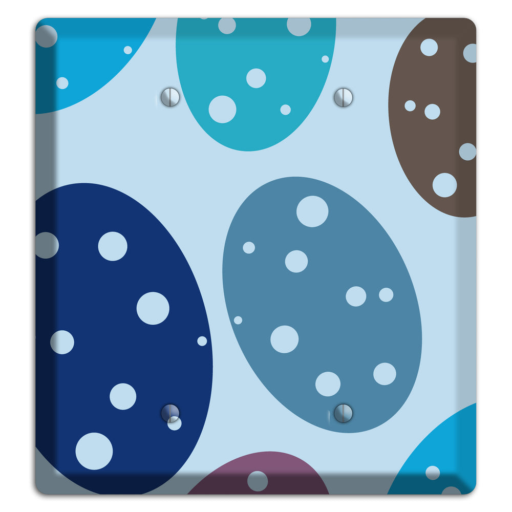 Blue Eggs 2 Blank Wallplate