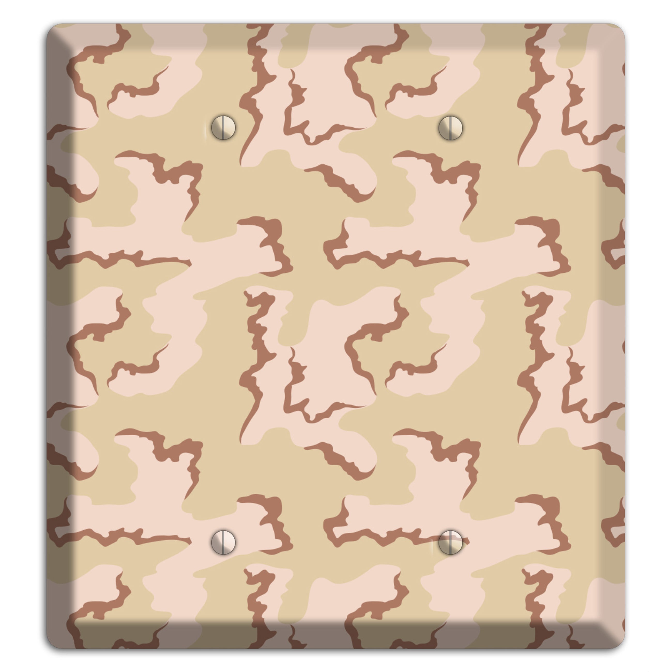 Coffee Stain Camo 2 Blank Wallplate