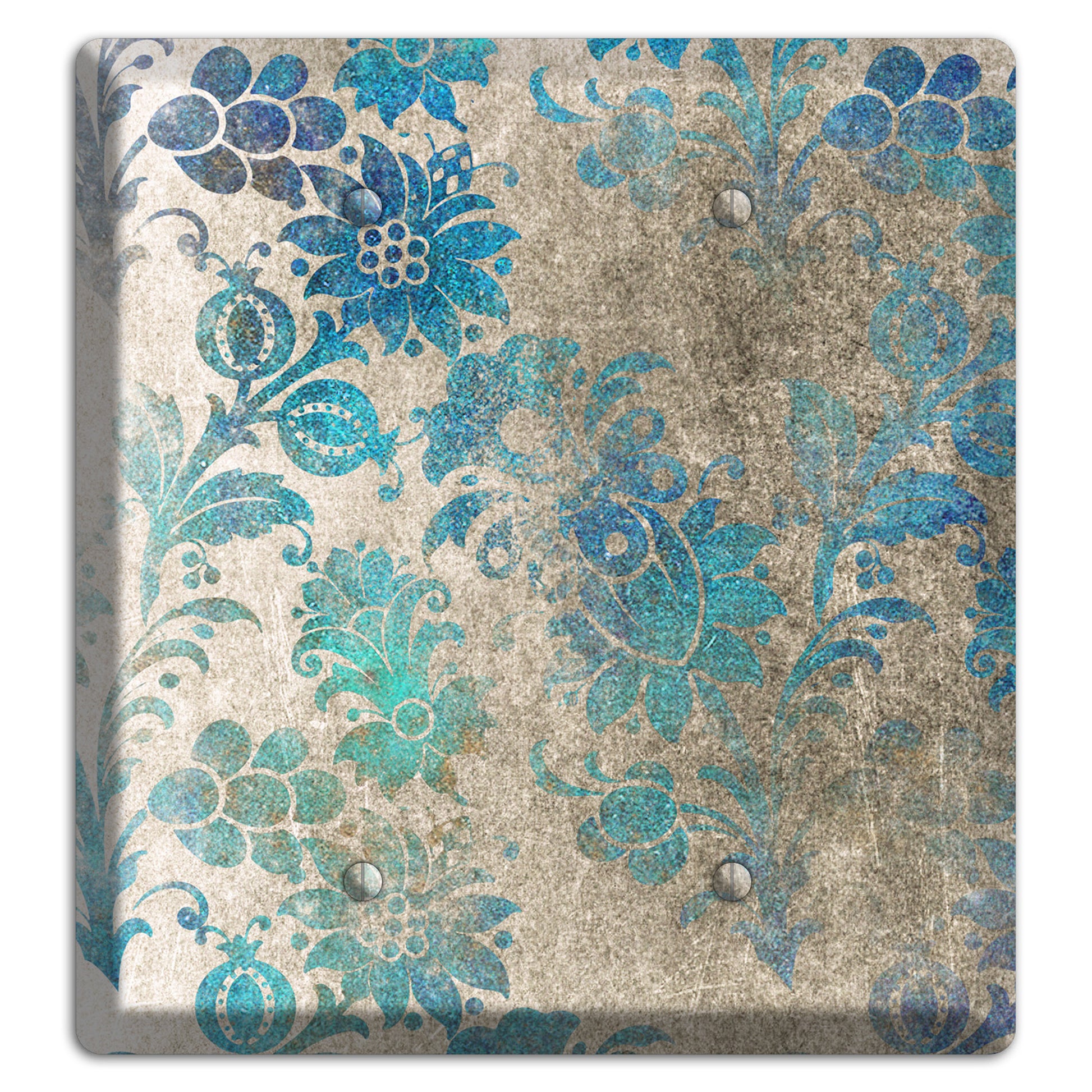 Mantle Whimsical Damask 2 Blank Wallplate