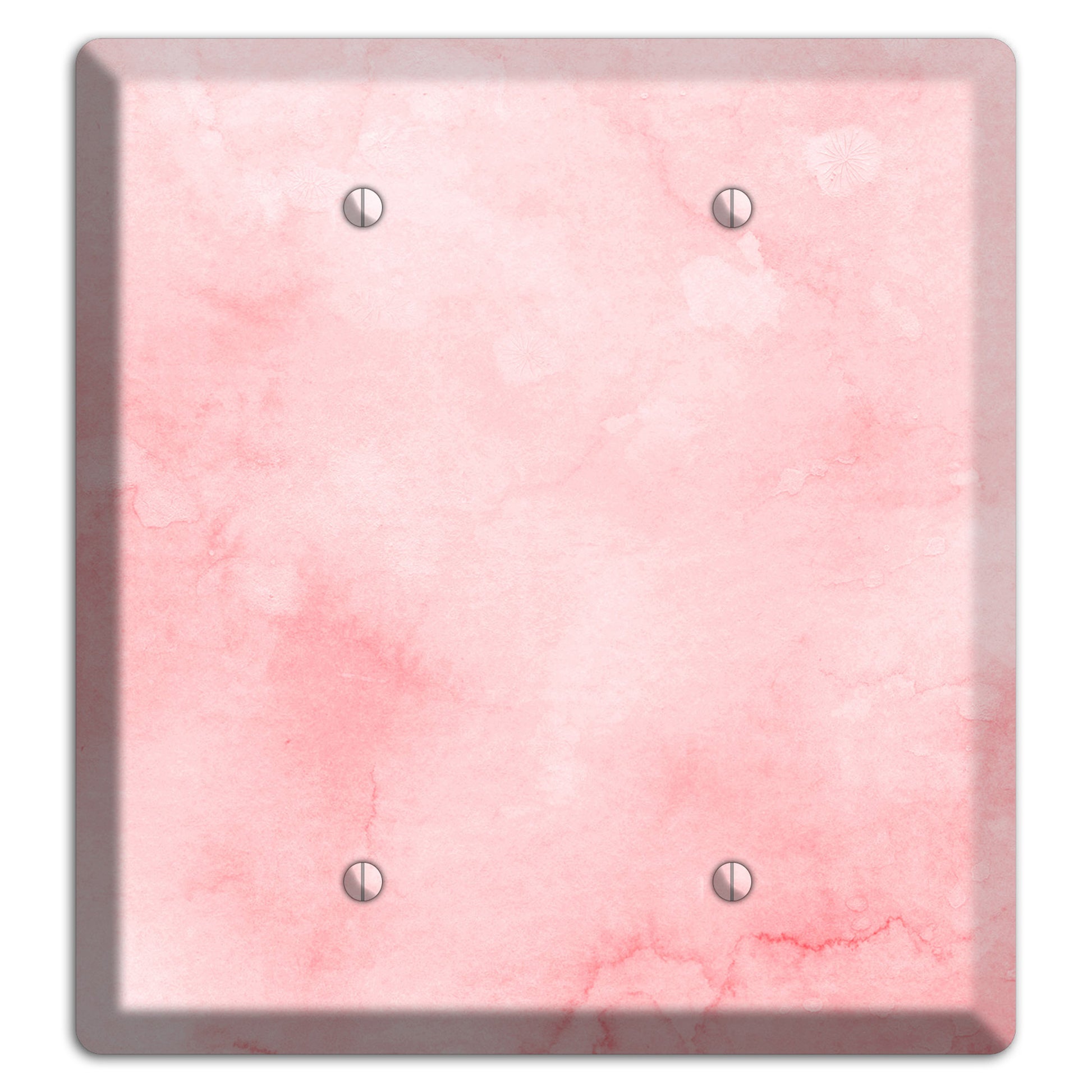 Mandys Pink Soft Coral 2 Blank Wallplate