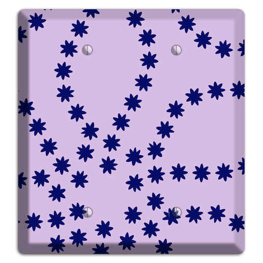Lavender with Purple Constellation 2 Blank Wallplate
