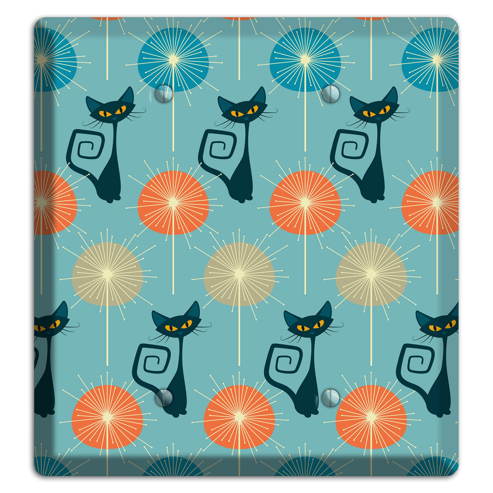 Atomic Burst Kitties 2 Blank Wallplate
