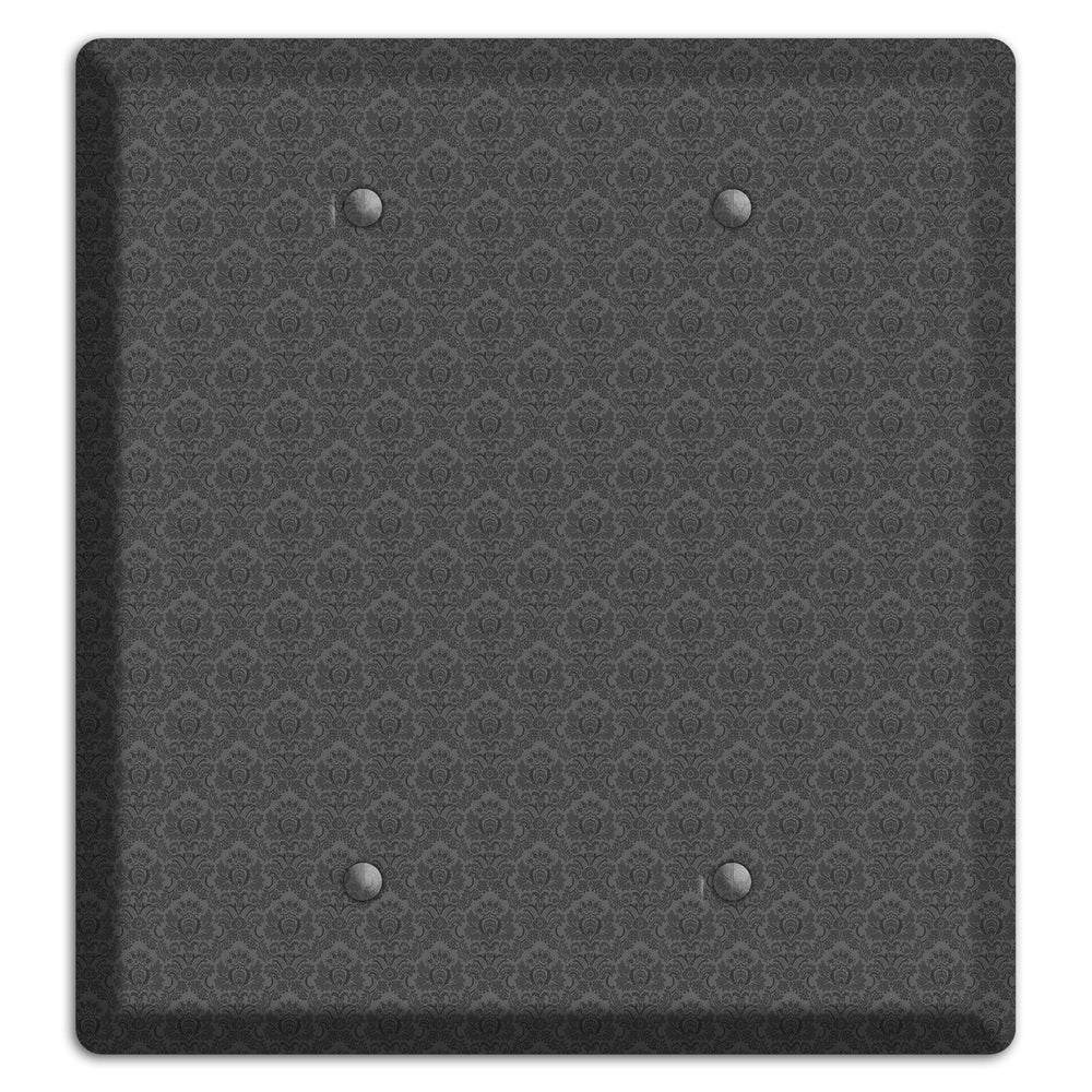 Dark Grey Cartouche 2 Blank Wallplate