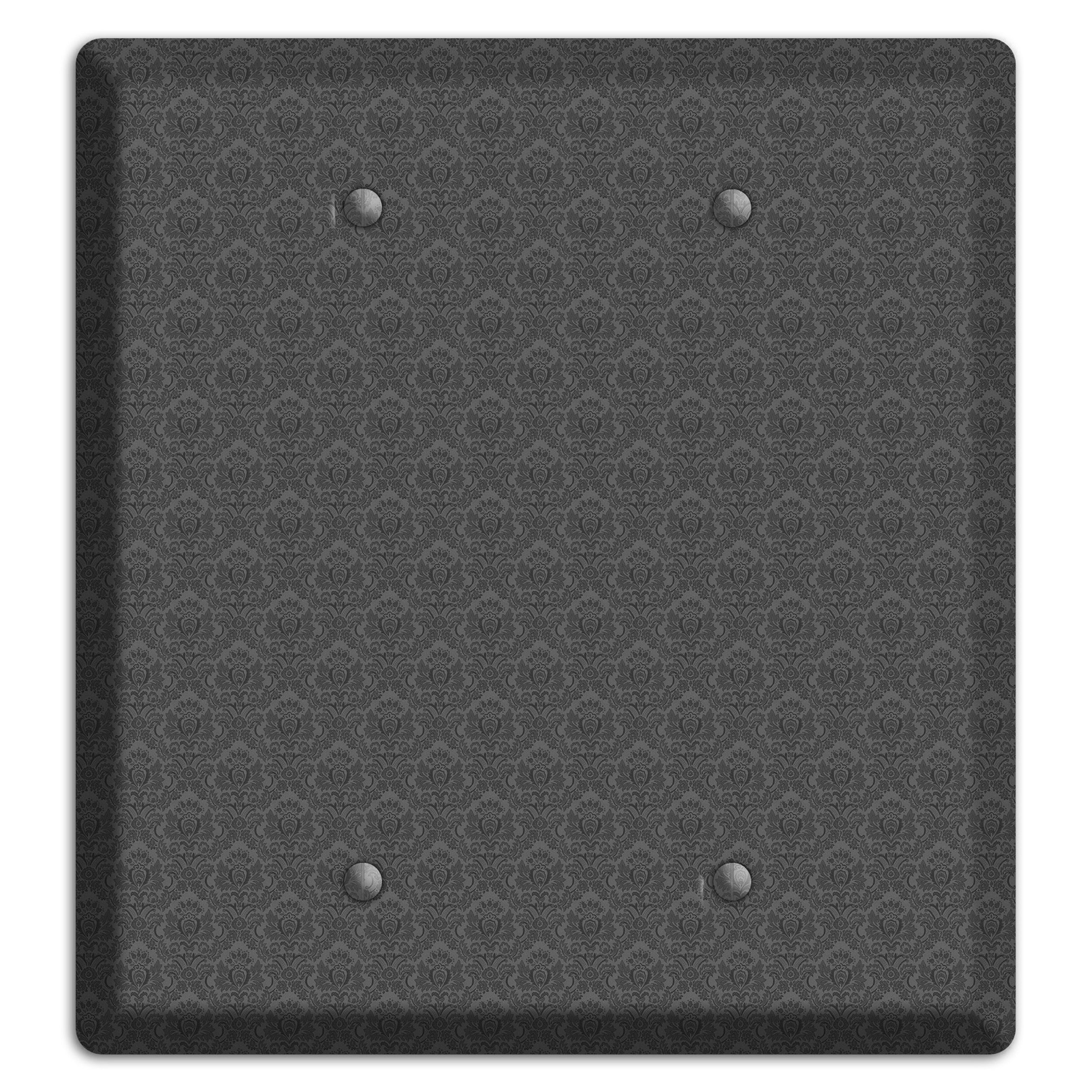 Dark Grey Cartouche 2 Blank Wallplate