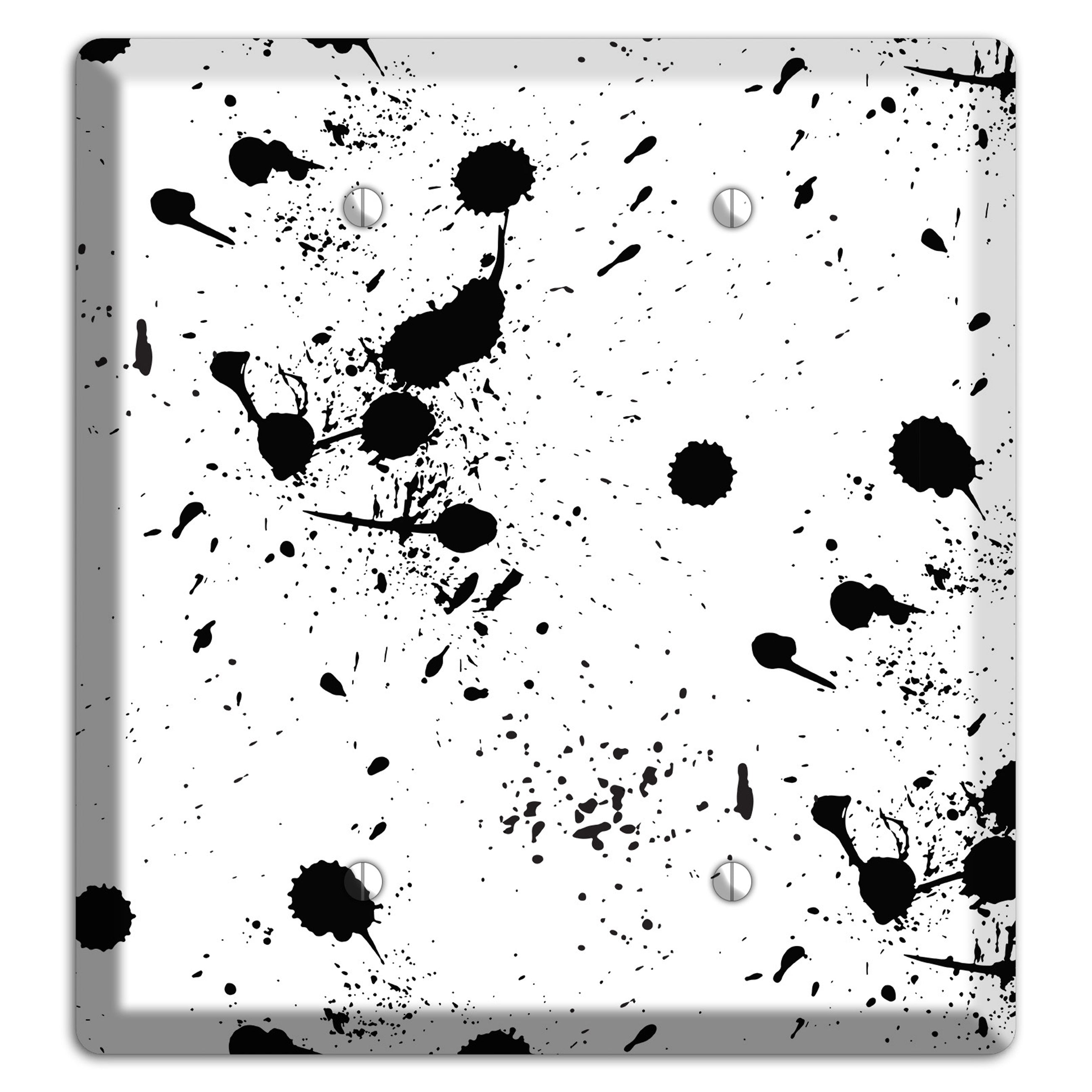 Ink Splash 3 2 Blank Wallplate