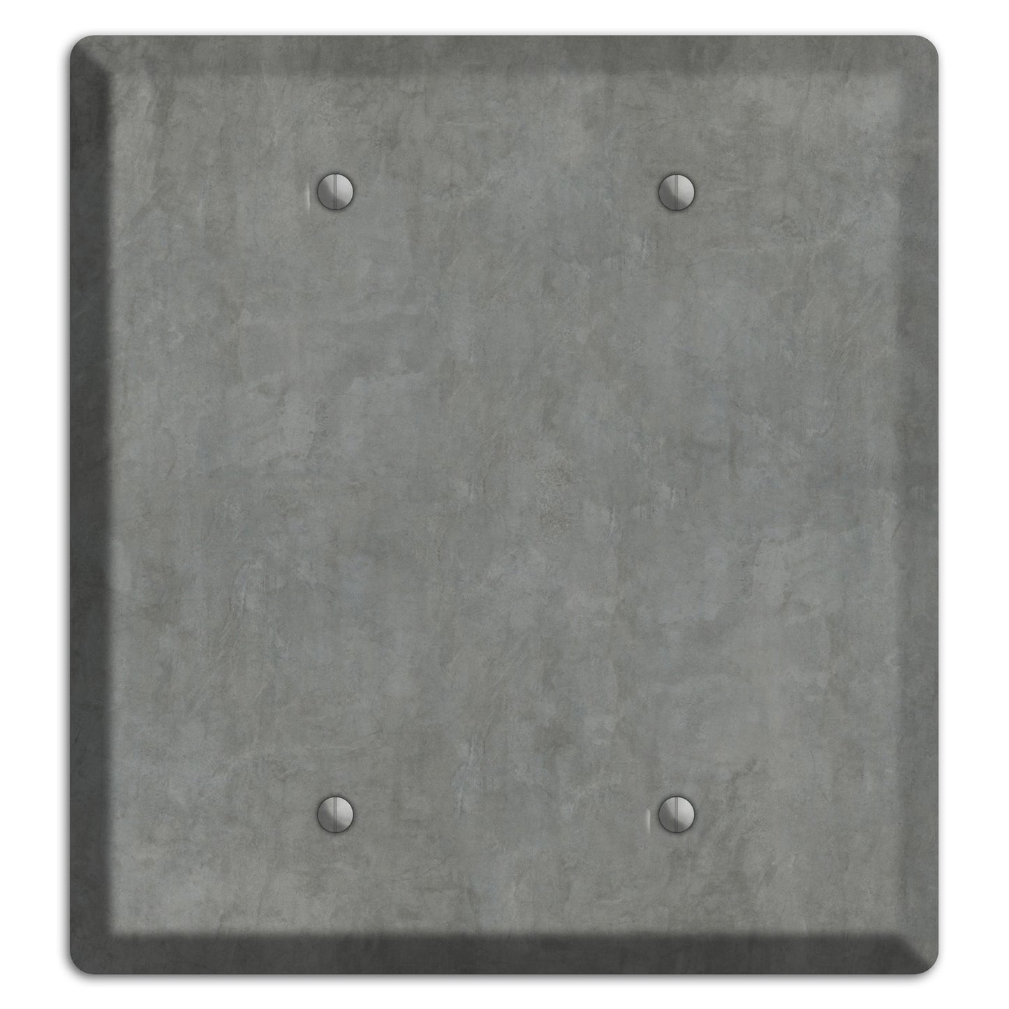 Stucco Grey 2 Blank Wallplate