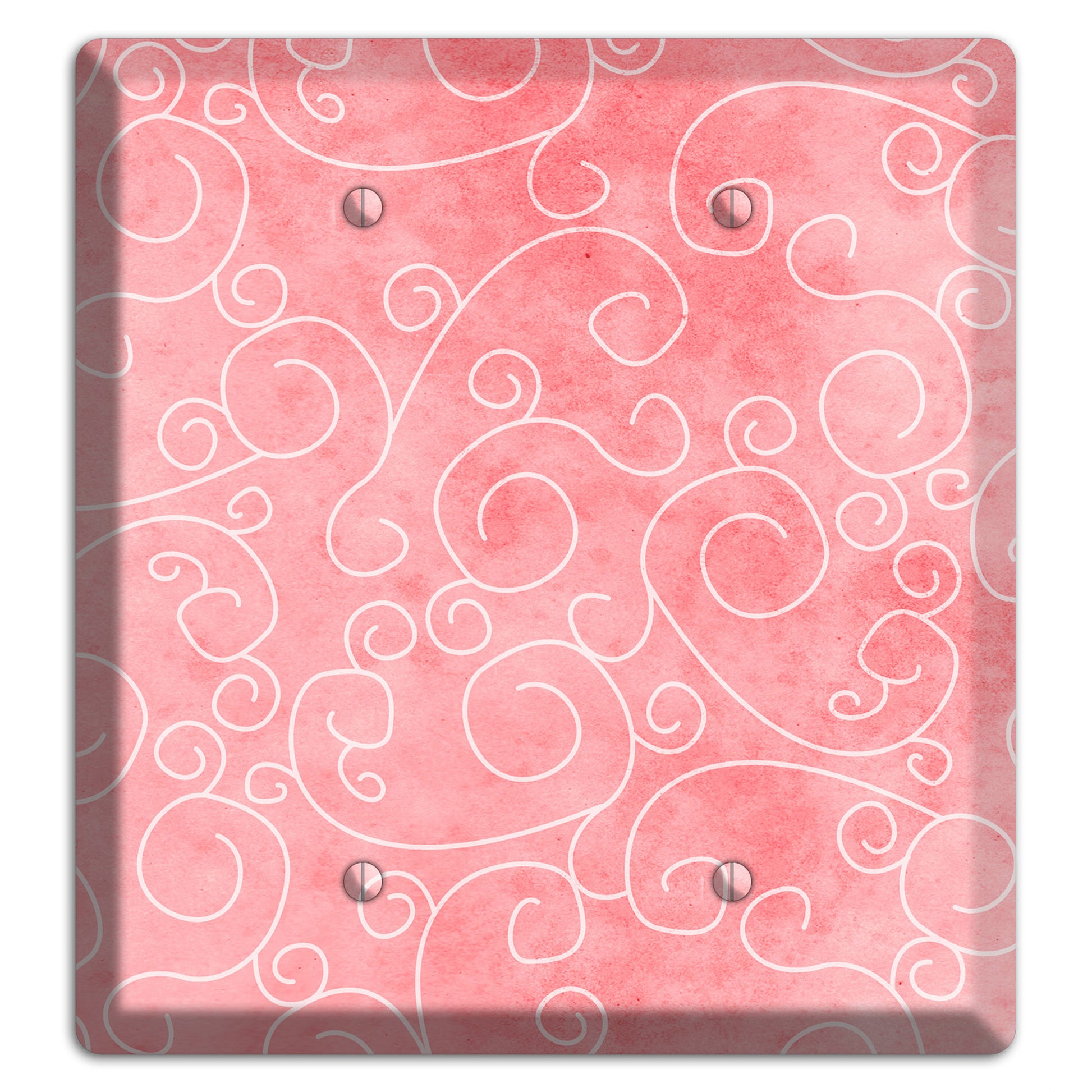 Azalea Soft Coral 2 Blank Wallplate