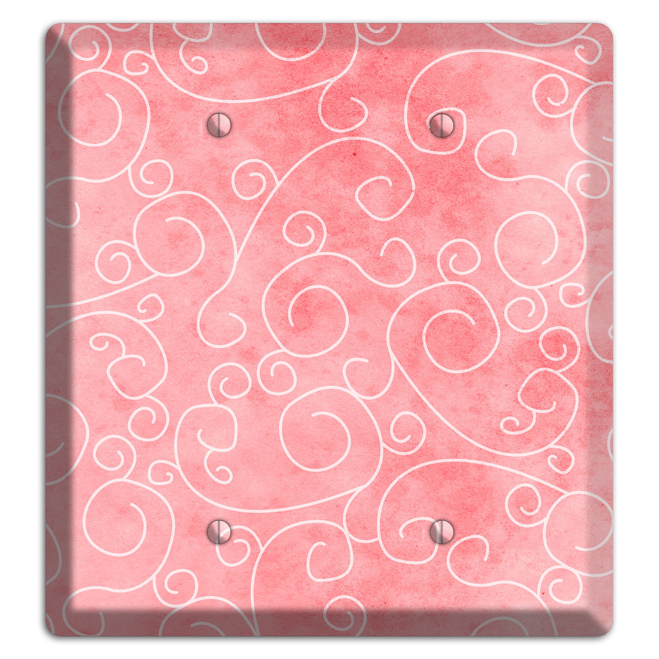 Azalea Soft Coral 2 Blank Wallplate