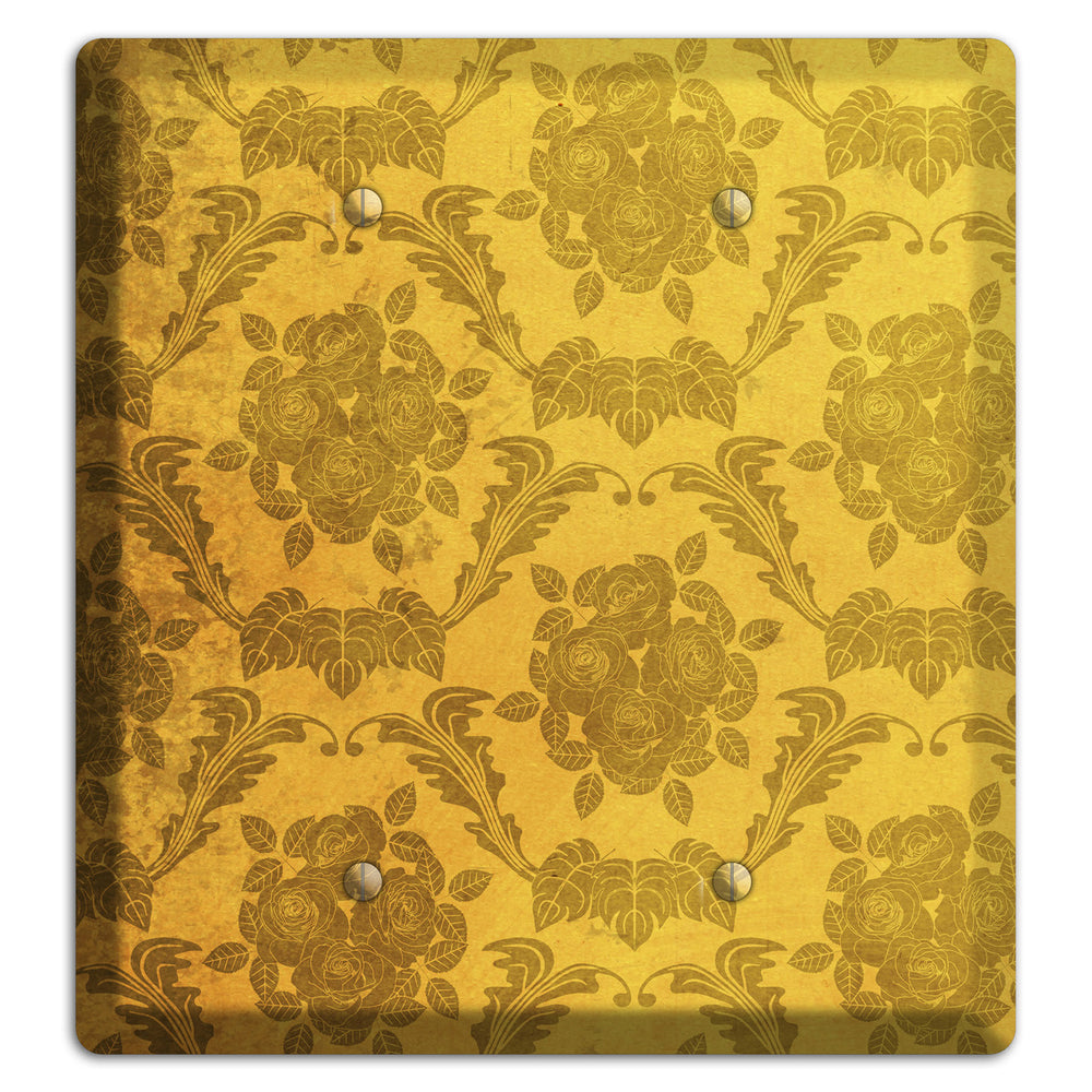 Tusock Vintage Rose Damask 2 Blank Wallplate