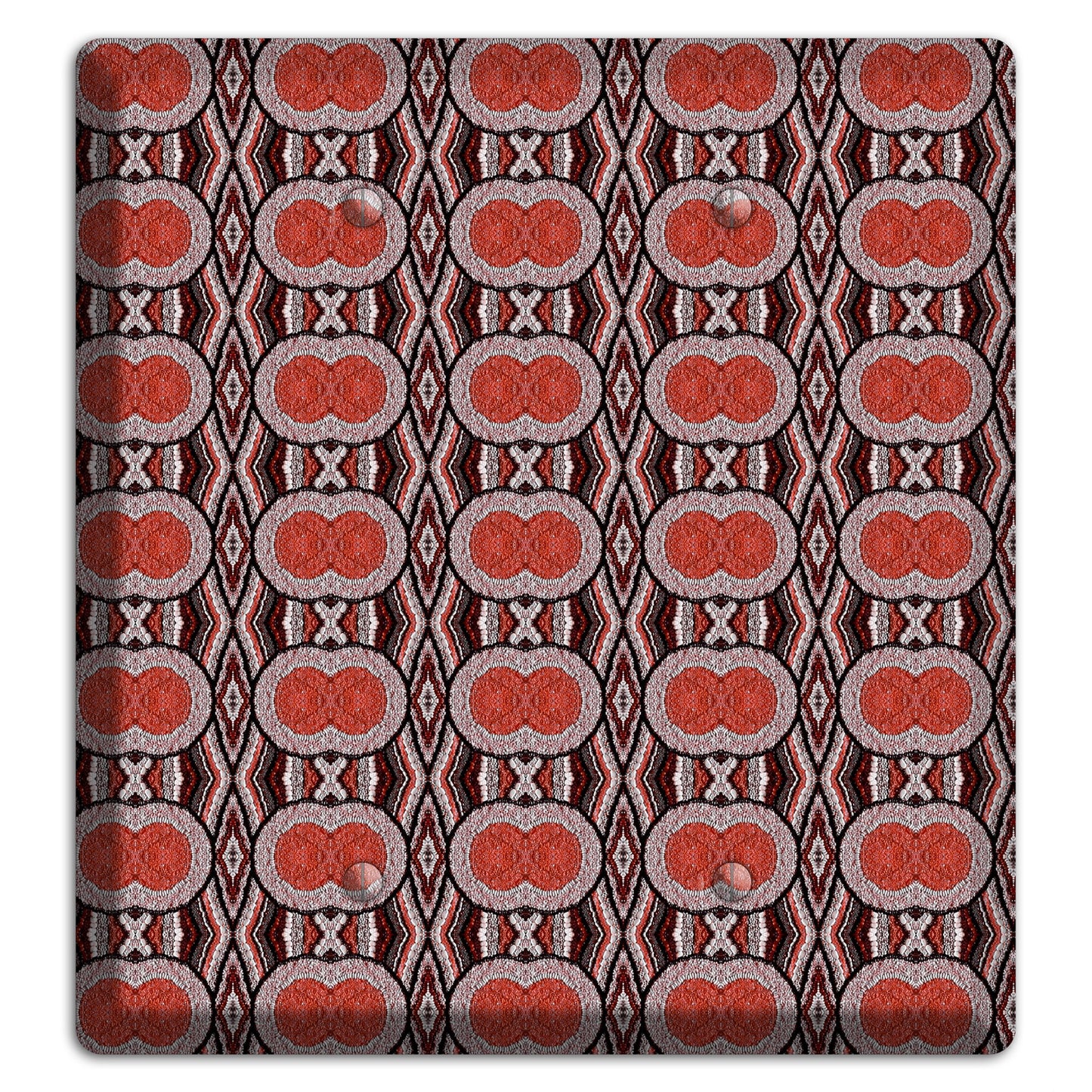 Red Tapestry 2 Blank Wallplate
