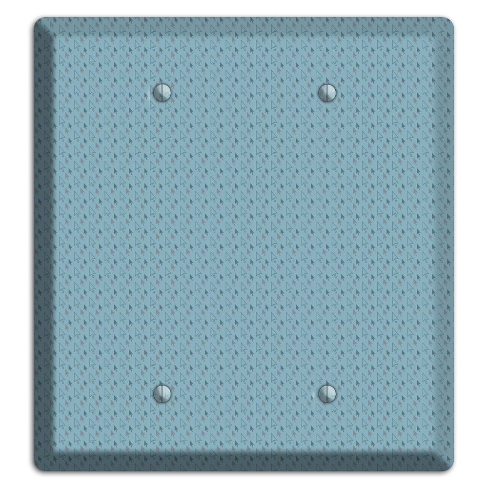 Blue Tiny Trees 2 Blank Wallplate