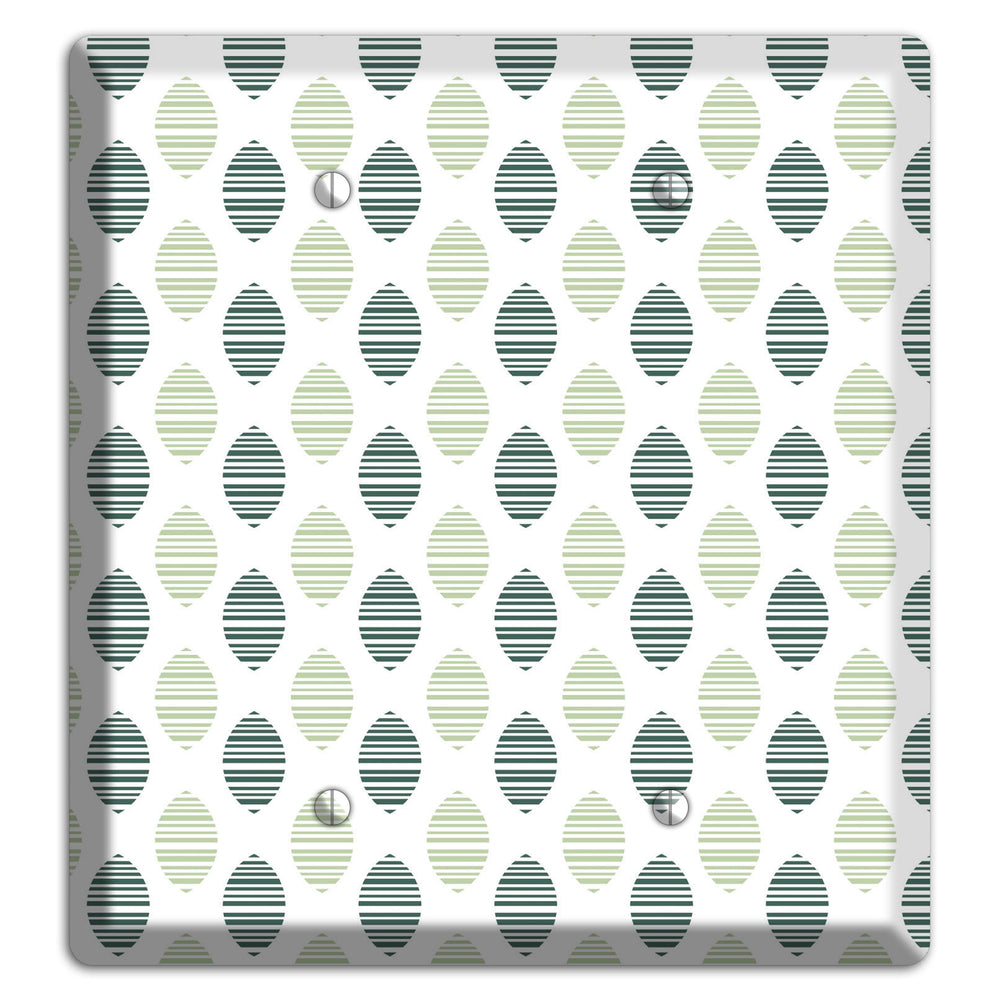 Leaves Style A 2 Blank Wallplate
