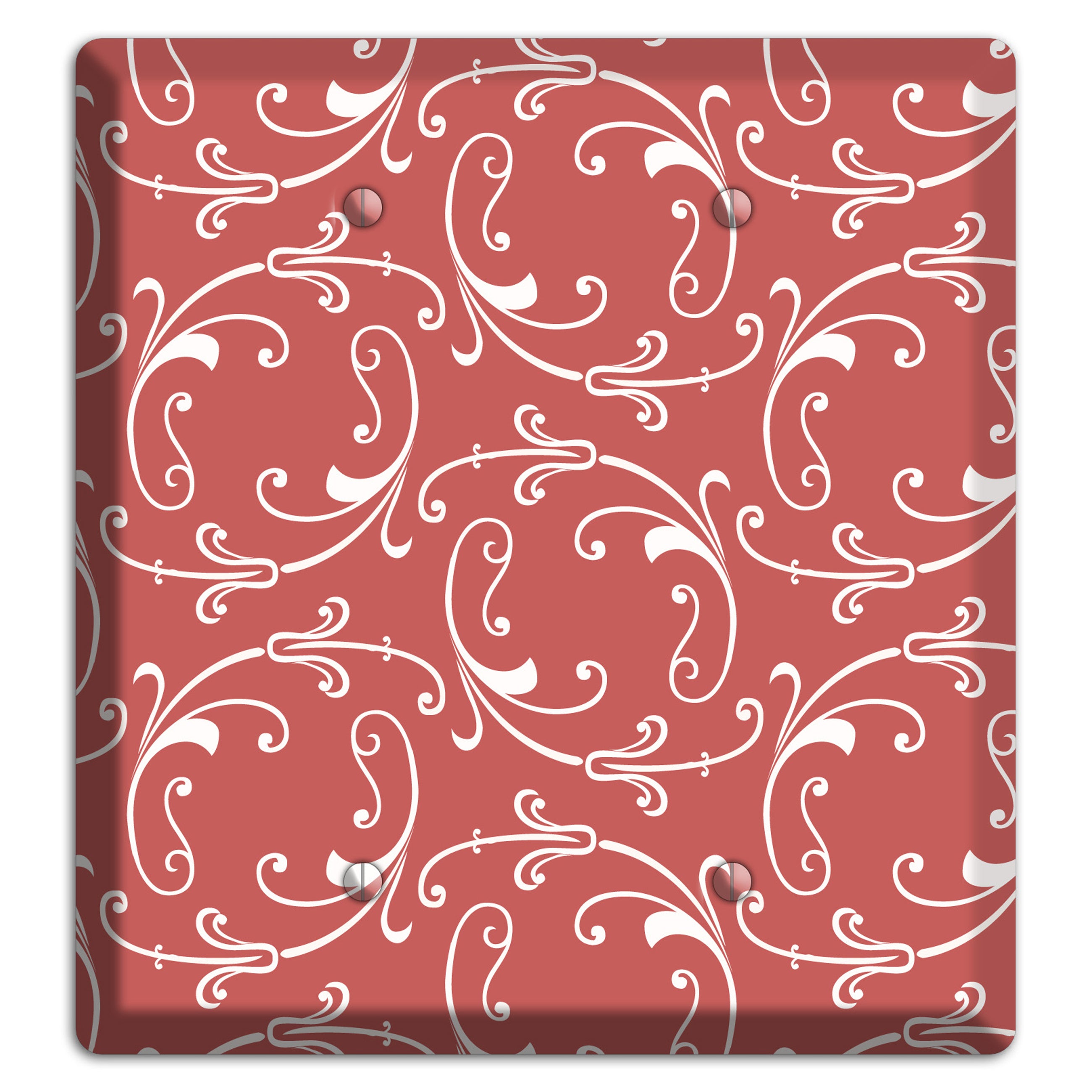 Brick Victorian Sprig 2 Blank Wallplate