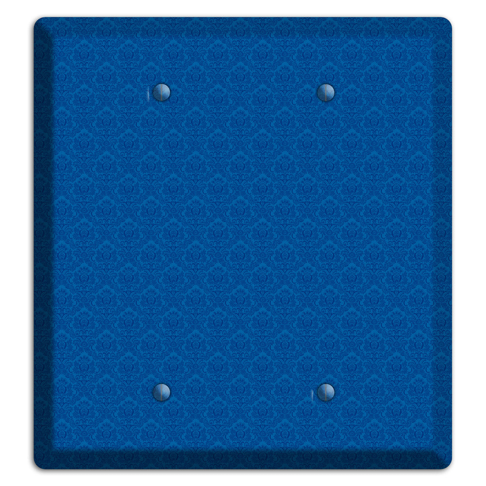 Blue Cartouche 2 Blank Wallplate