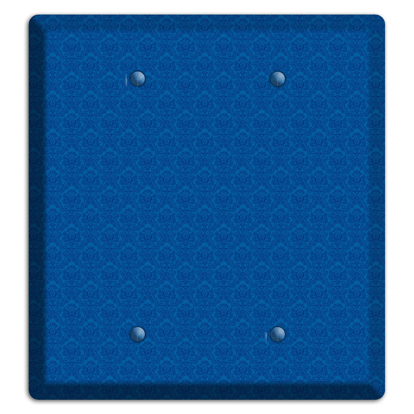 Blue Cartouche 2 Blank Wallplate