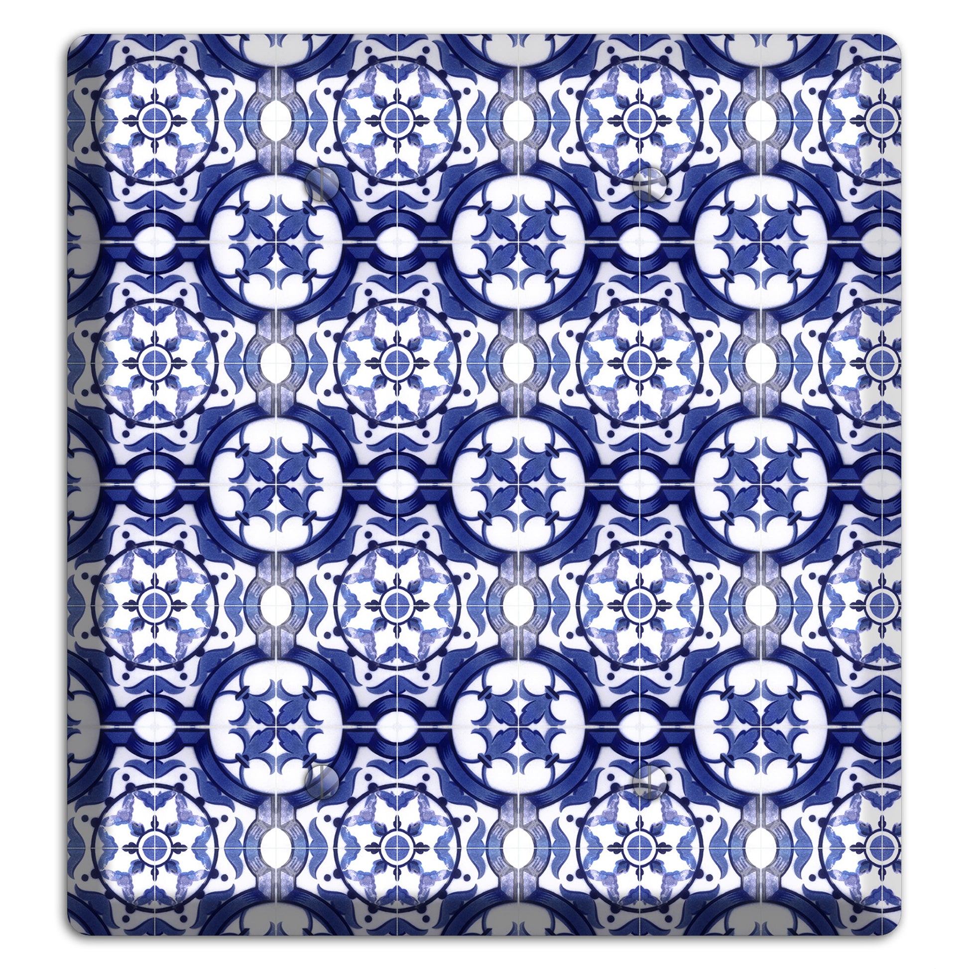 Tavira Tiles 10 2 Blank Wallplate