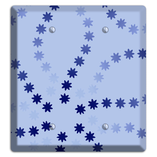 Periwinkle with Blue Constellation 2 Blank Wallplate