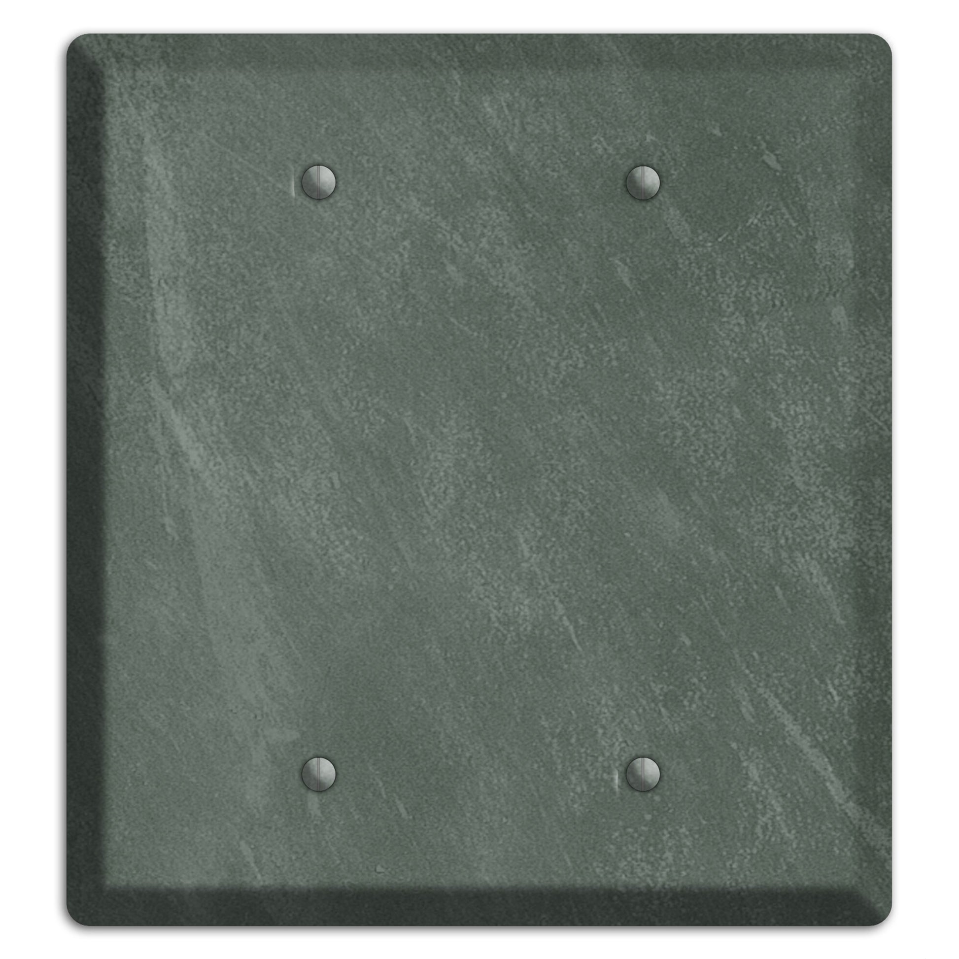Chalk Dark Green 2 Blank Wallplate