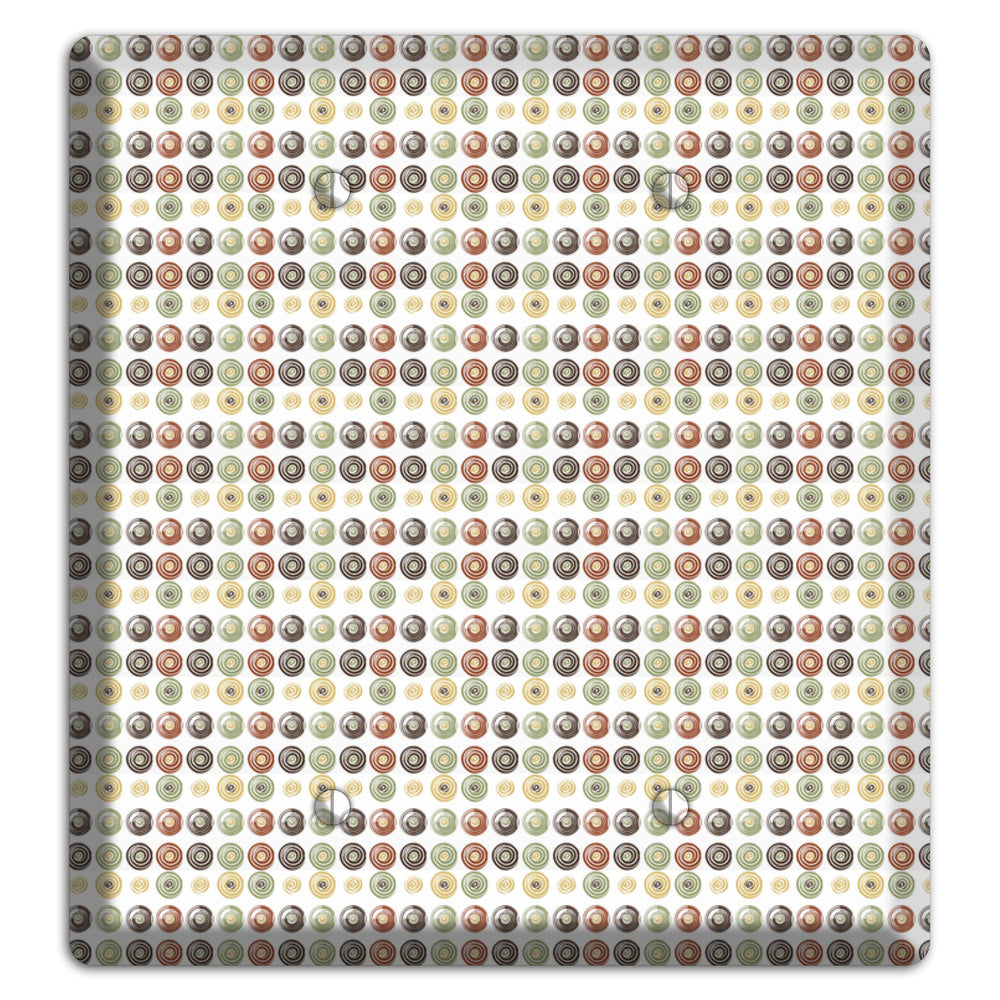 Multo Color Tiled Dots 2 Blank Wallplate