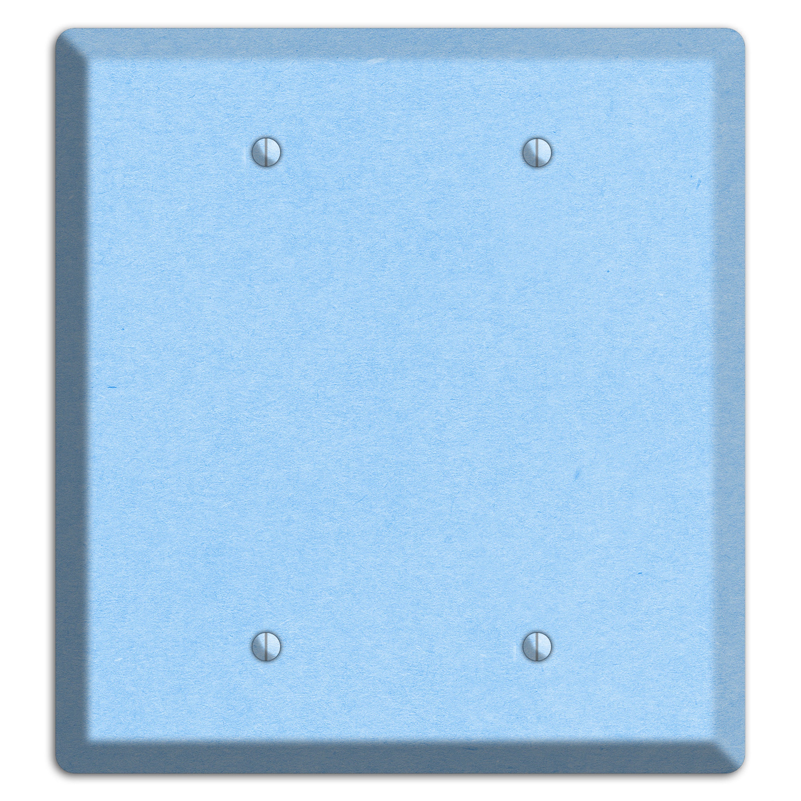 Light Sky Blue Kraft 2 Blank Wallplate
