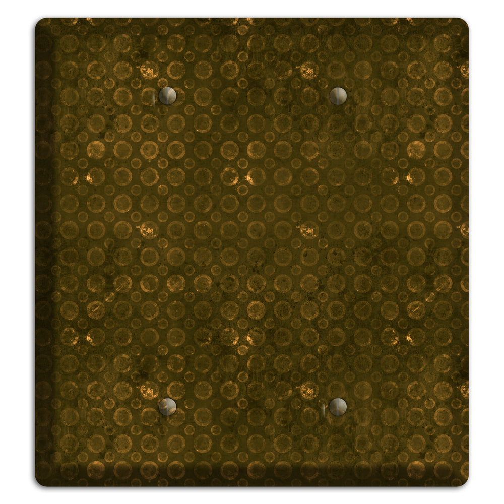 Olive Circles 2 Blank Wallplate