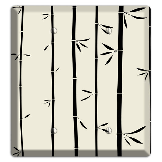 Beige Bamboo 2 Blank Wallplate
