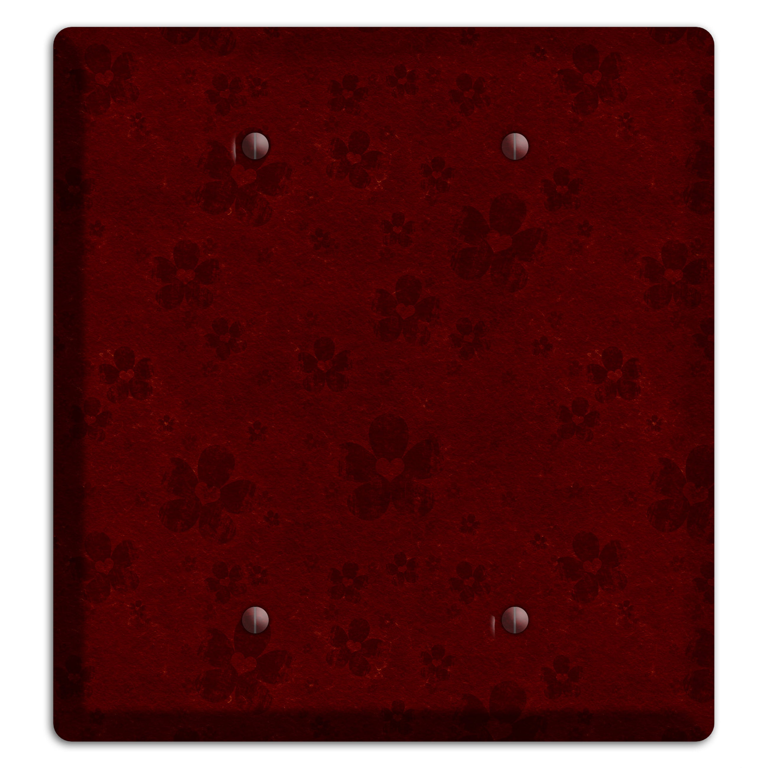 Maroon Grunge Suzani 2 2 Blank Wallplate