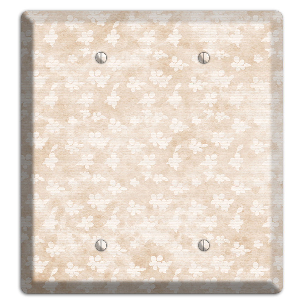 White Linen Neutral Texture 2 Blank Wallplate